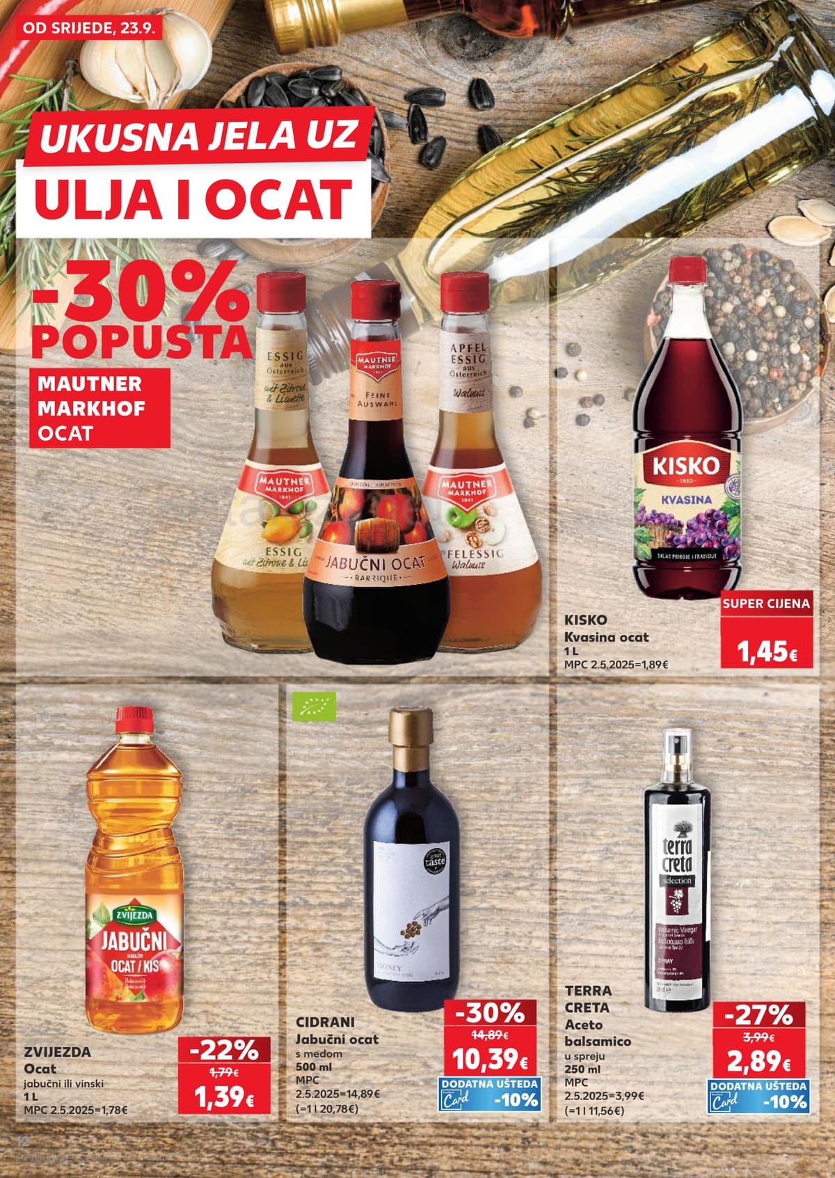 Stranica 12. Kaufland kataloga - Sve za druženje, ulja i ocat... od 20.09.2026.