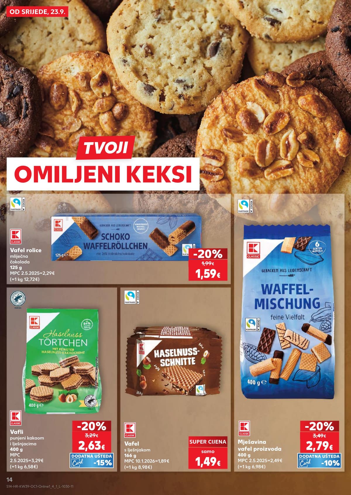 Stranica 14. Kaufland kataloga - Sve za druženje, ulja i ocat... od 20.09.2026.