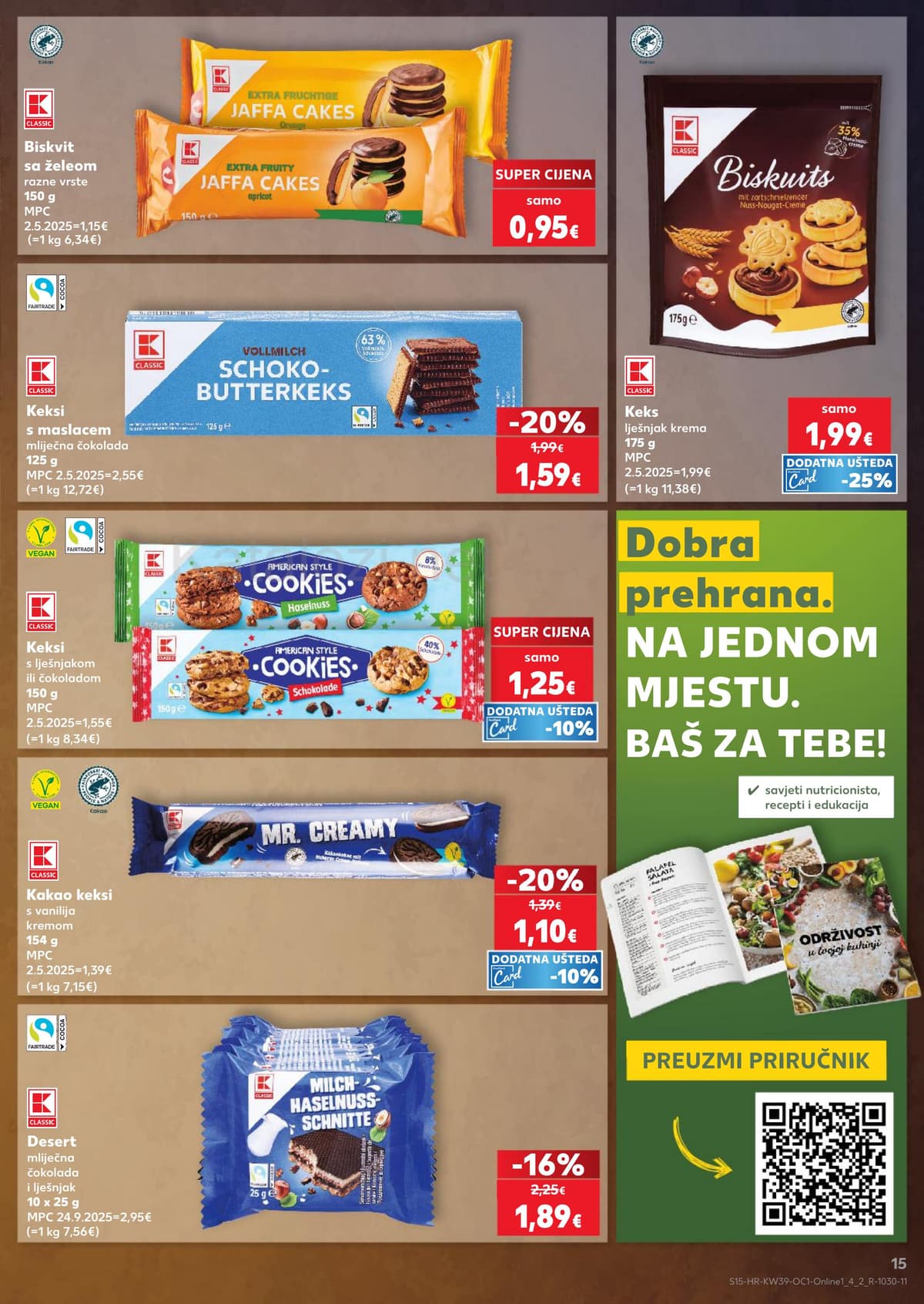 Stranica 15. Kaufland kataloga - Sve za druženje, ulja i ocat... od 20.09.2026.