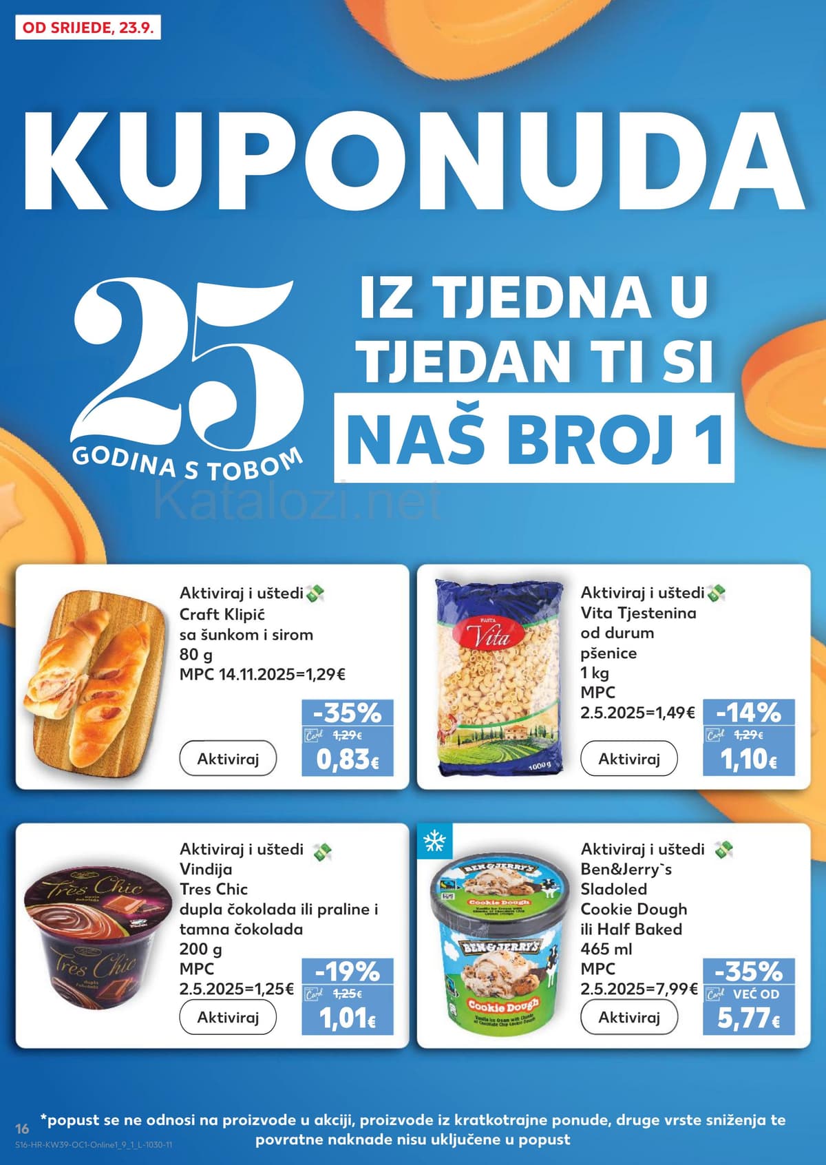 Stranica 16. Kaufland kataloga - Sve za druženje, ulja i ocat... od 20.09.2026.