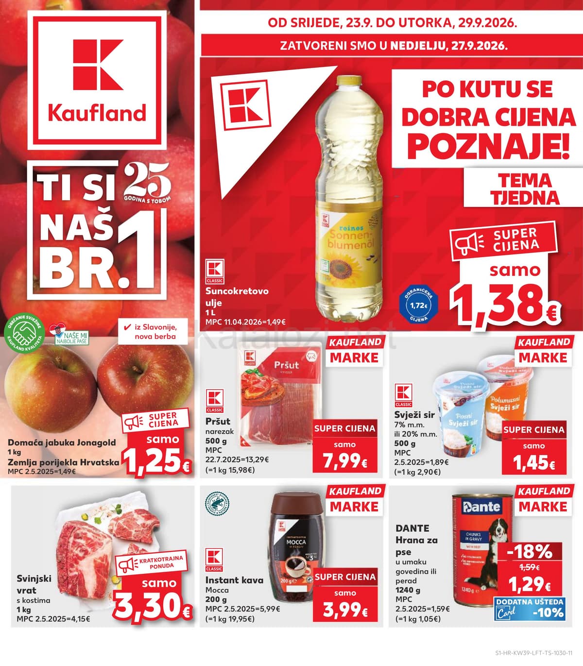 Stranica 1. Kaufland kataloga - Tjedna Akcija