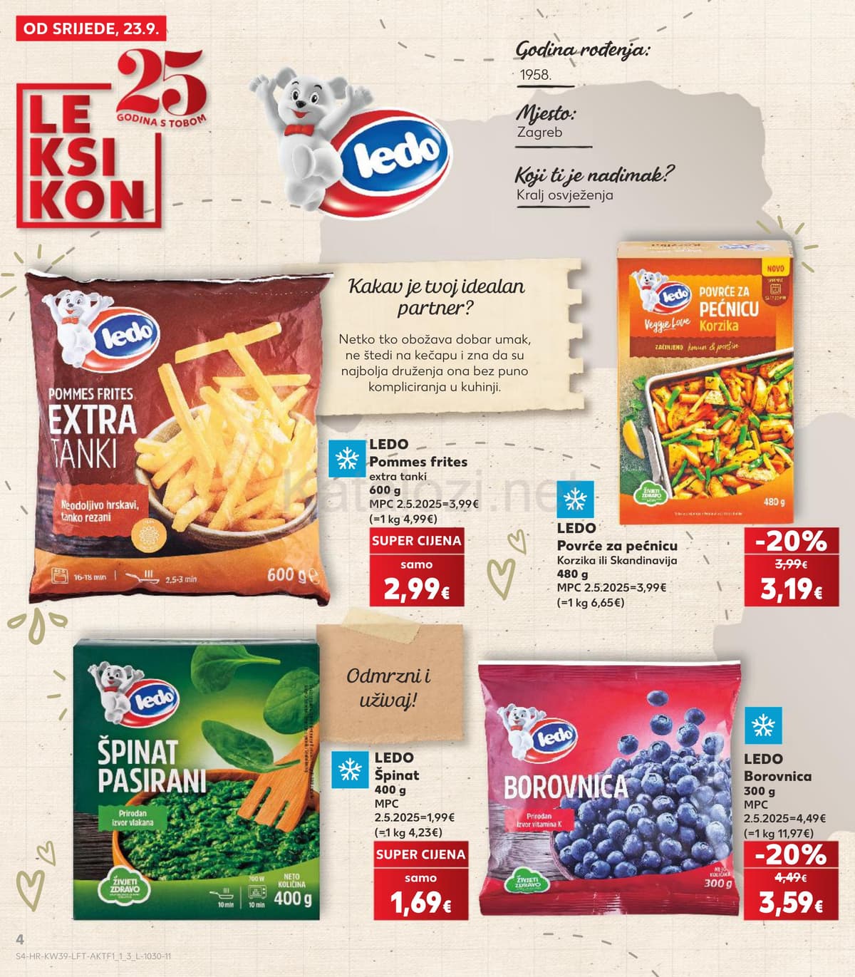 Stranica 4. Kaufland kataloga - Tjedna Akcija od 20.09.2026.