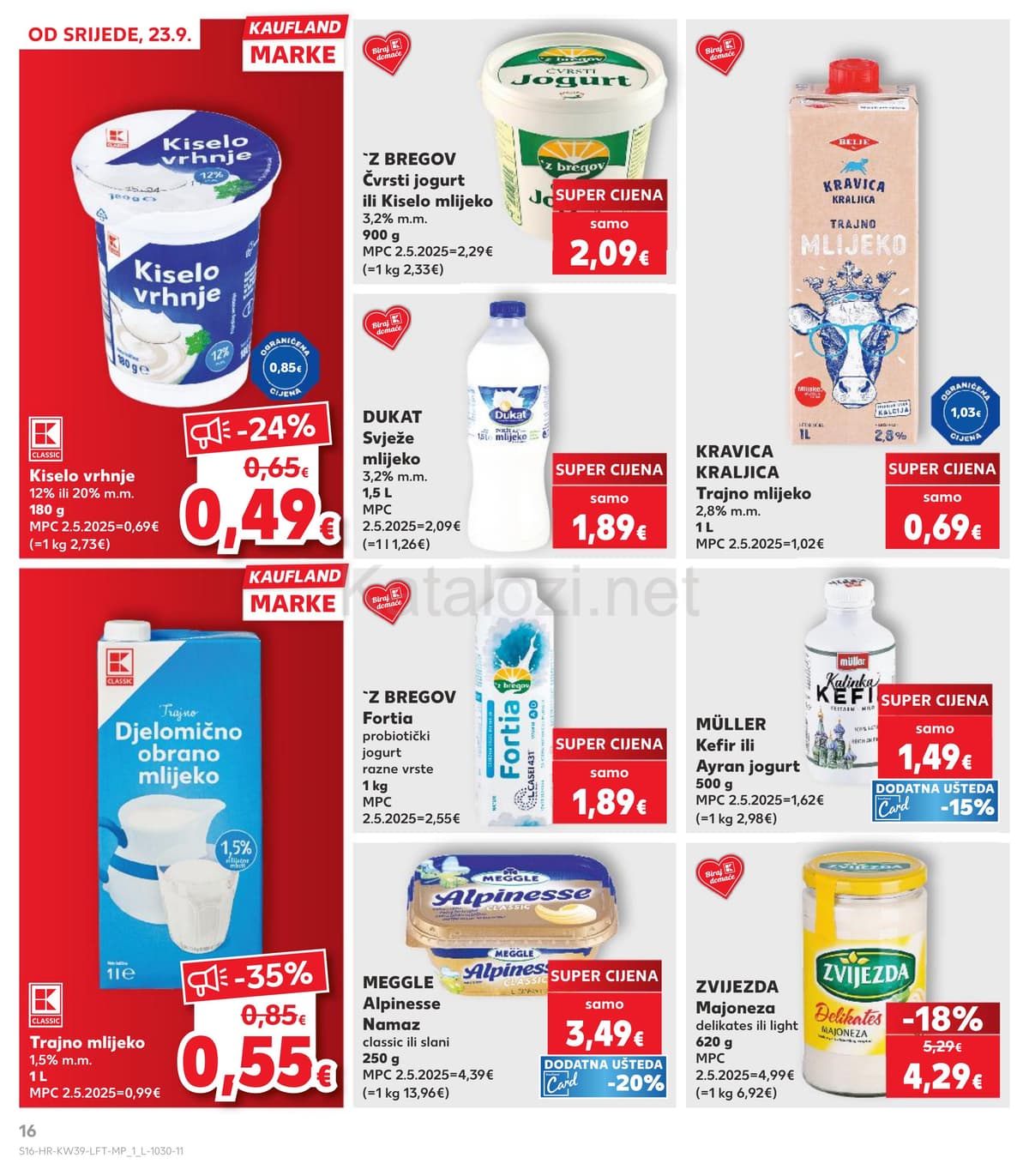 Stranica 16. Kaufland kataloga - Tjedna Akcija od 20.09.2026.