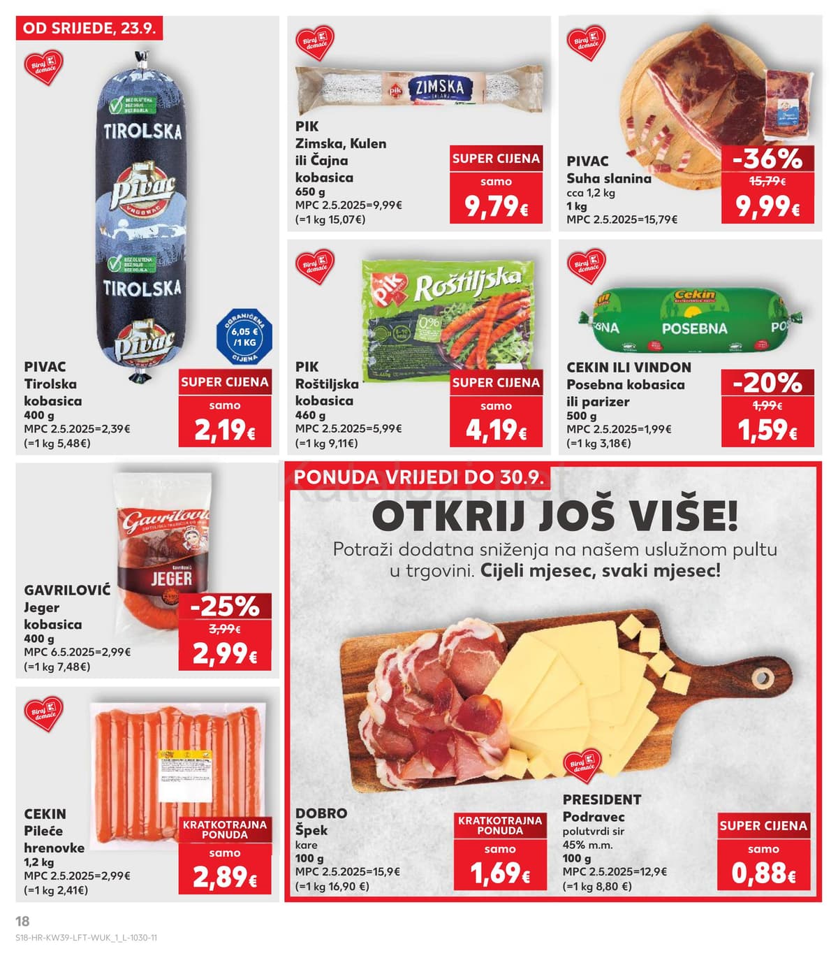 Stranica 18. Kaufland kataloga - Tjedna Akcija od 20.09.2026.
