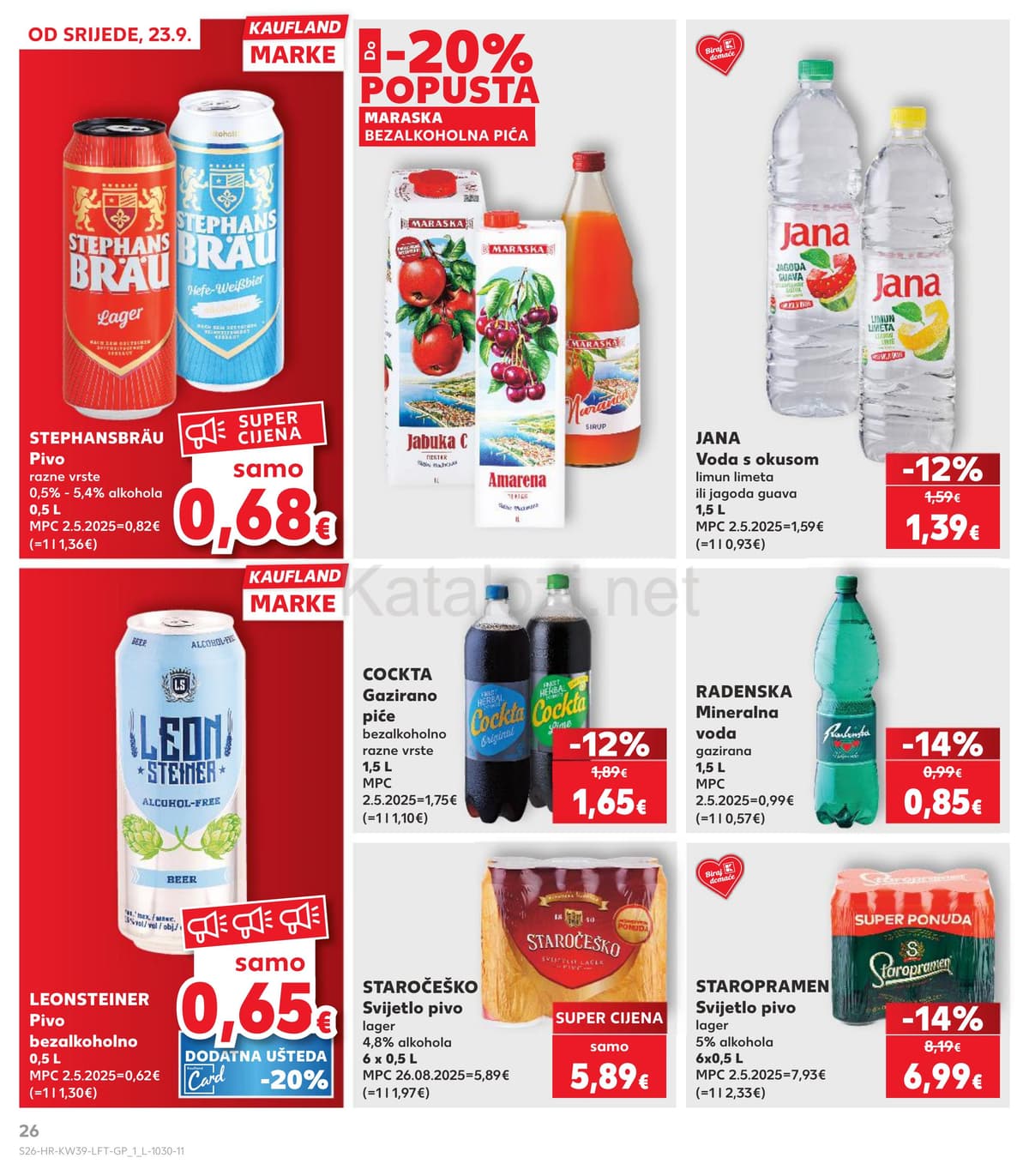 Stranica 26. Kaufland kataloga - Tjedna Akcija od 20.09.2026.