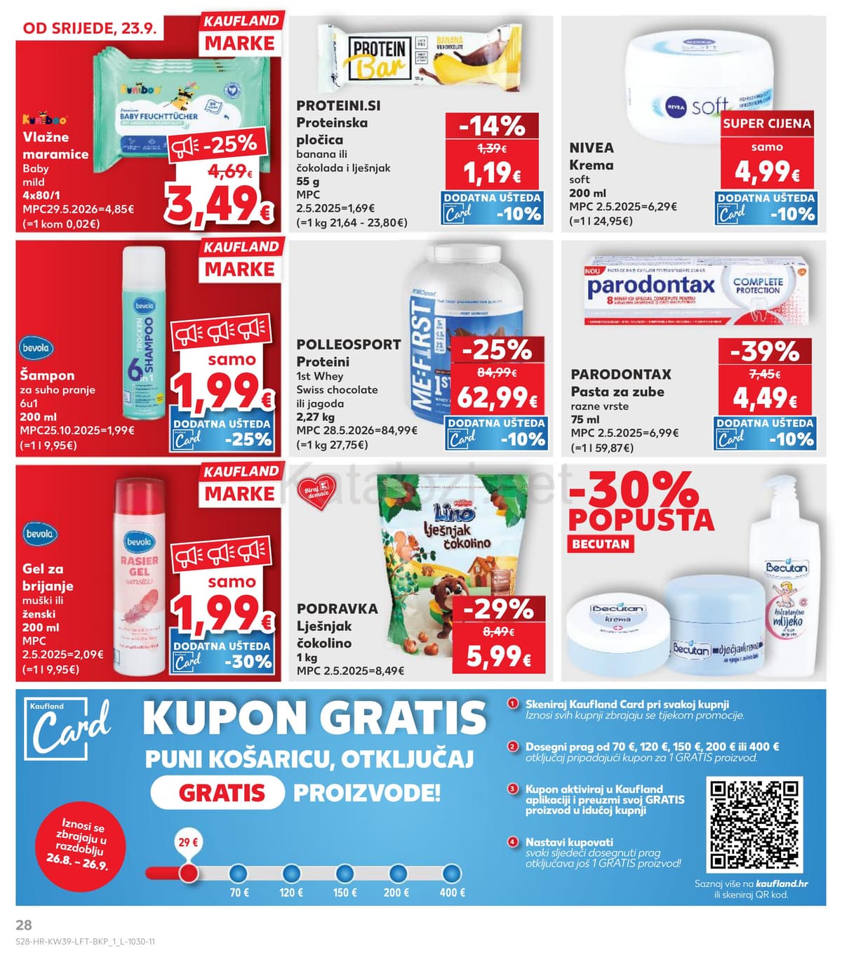 Stranica 28. Kaufland kataloga - Tjedna Akcija od 20.09.2026.
