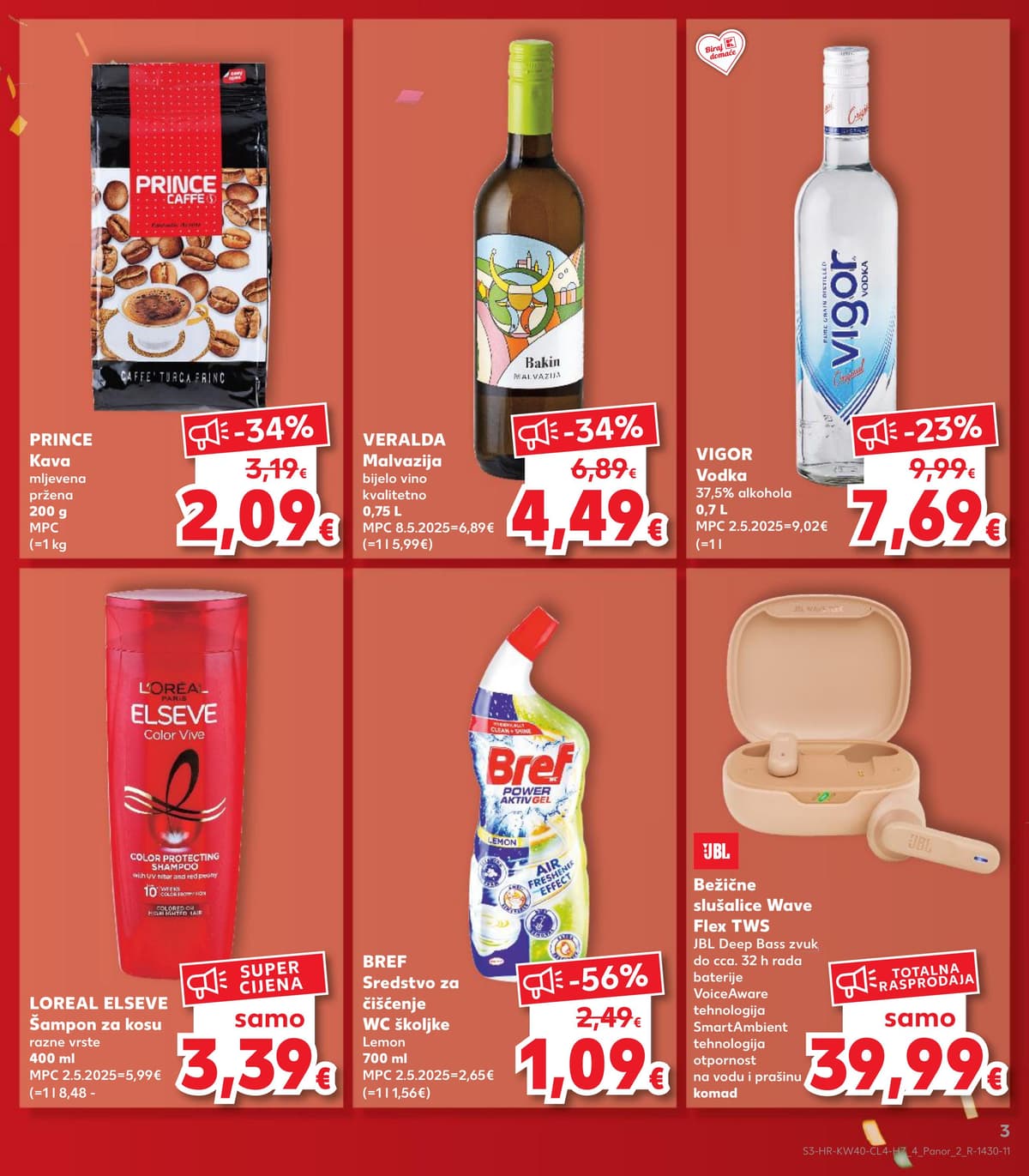 Stranica 3. Kaufland kataloga - Neviđene cijene od 28.09.2026.