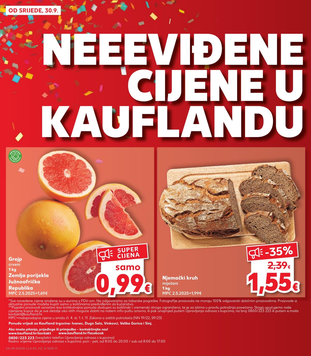 Stranica 4. Kaufland kataloga - Neviđene cijene od 28.09.2026.