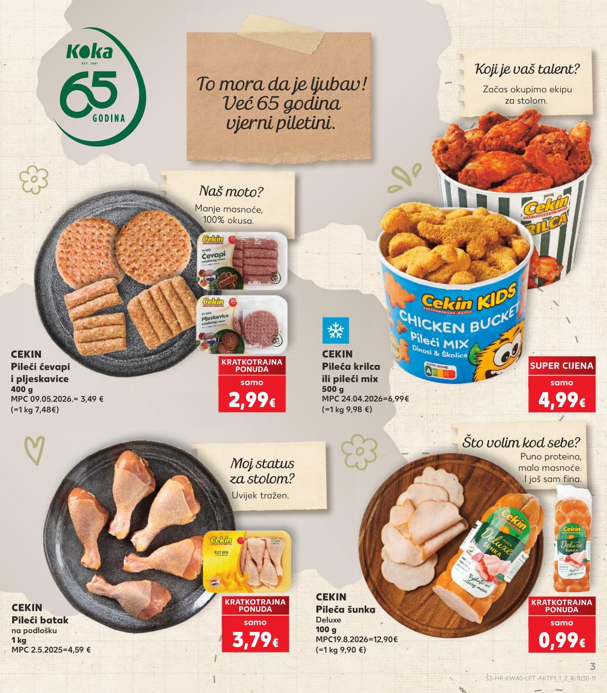 Stranica 3. Kaufland kataloga - Tjedna Akcija od 28.09.2026.