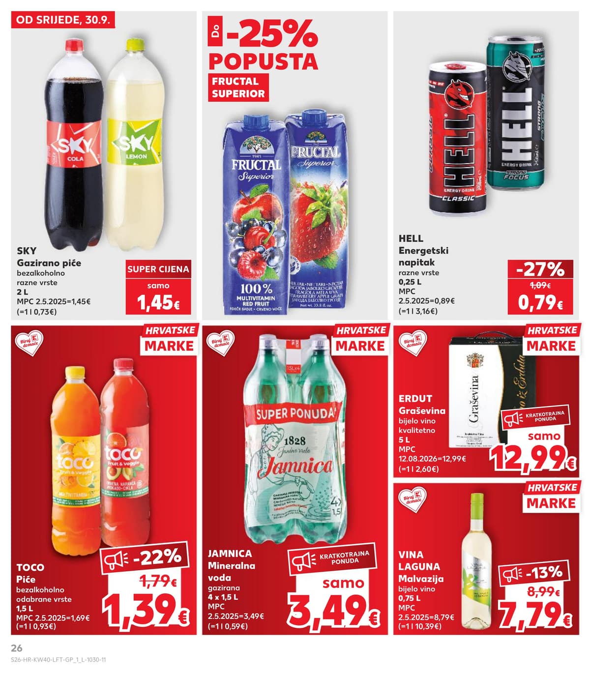 Stranica 25. Kaufland kataloga - Tjedna Akcija od 28.09.2026.