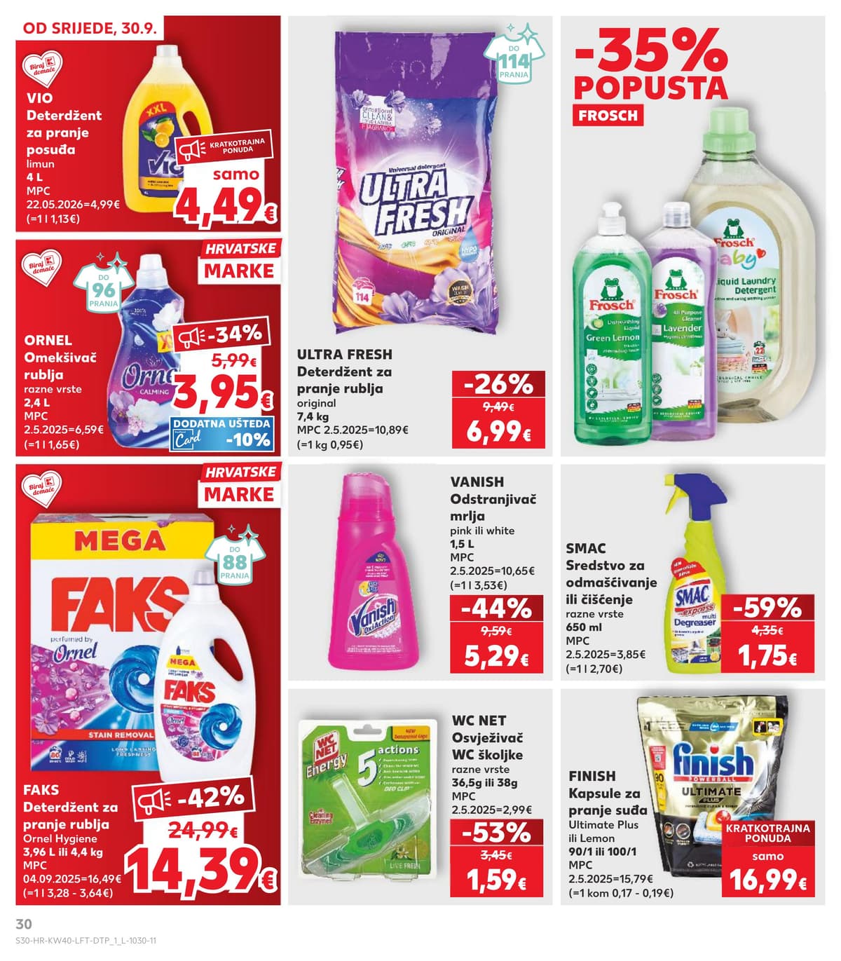 Stranica 29. Kaufland kataloga - Tjedna Akcija od 28.09.2026.