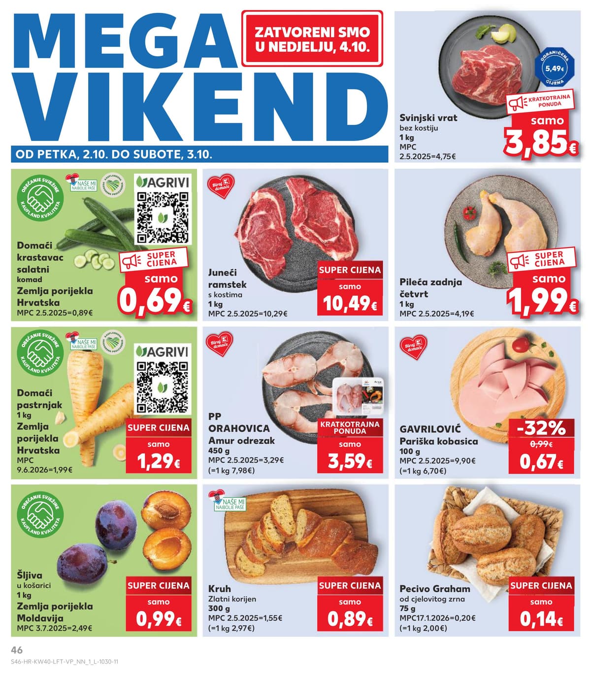 Stranica 45. Kaufland kataloga - Tjedna Akcija od 28.09.2026.