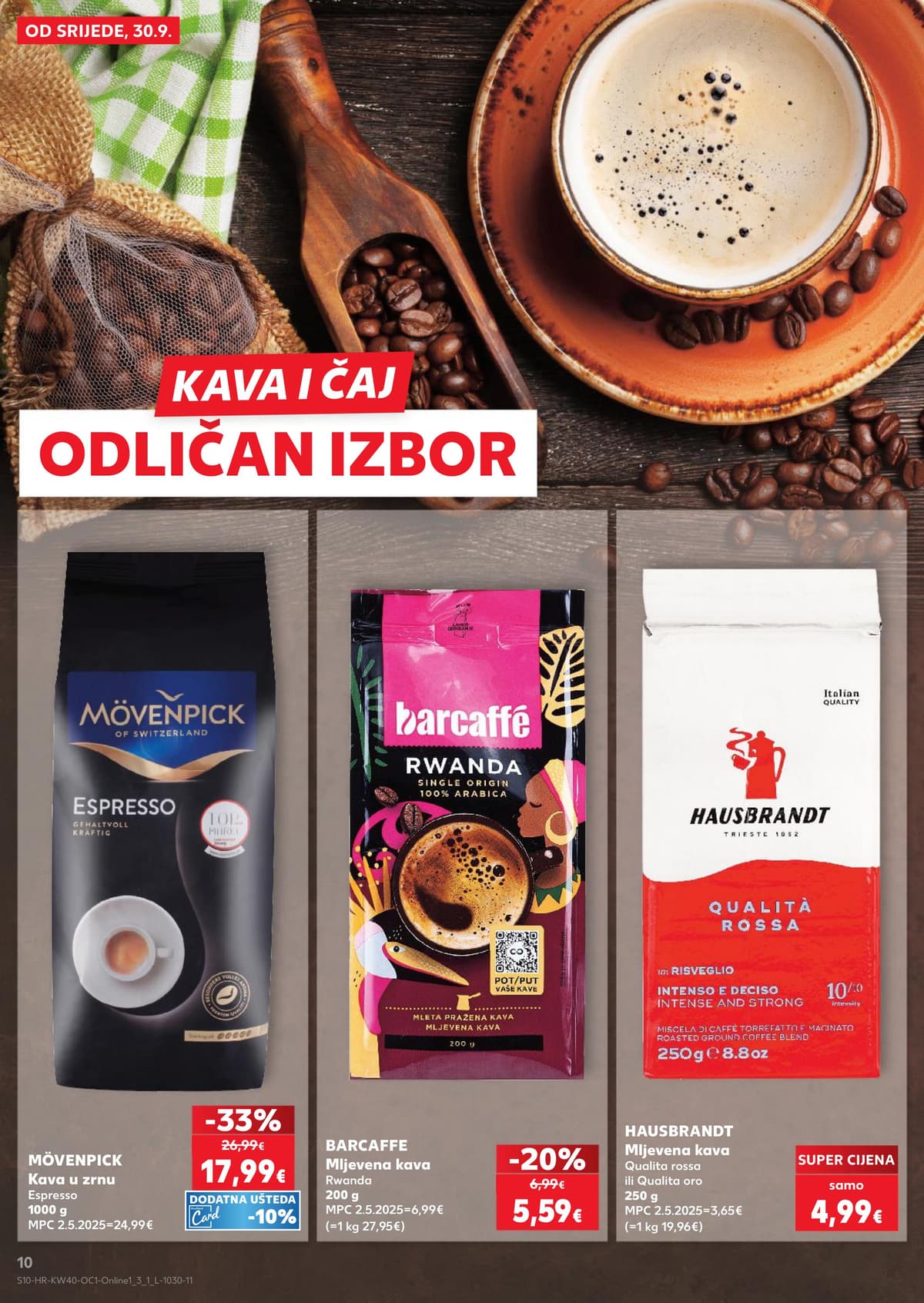 Stranica 10. Kaufland kataloga - Kava i čaj, sve za ljubimce... od 28.09.2026.