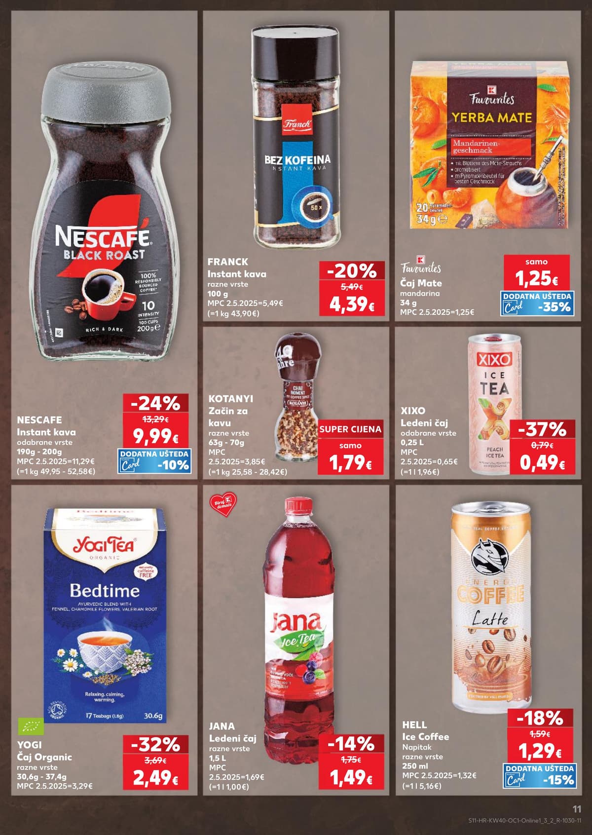 Stranica 11. Kaufland kataloga - Kava i čaj, sve za ljubimce... od 28.09.2026.