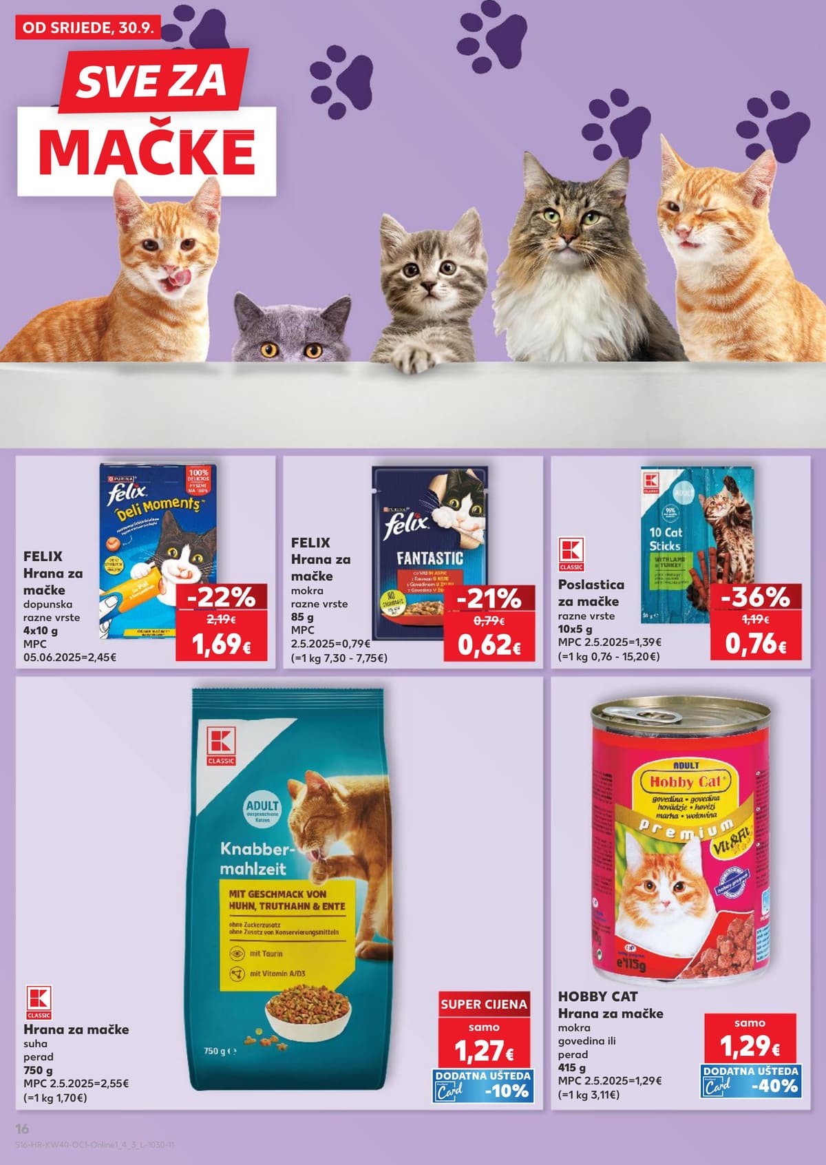 Stranica 16. Kaufland kataloga - Kava i čaj, sve za ljubimce... od 28.09.2026.