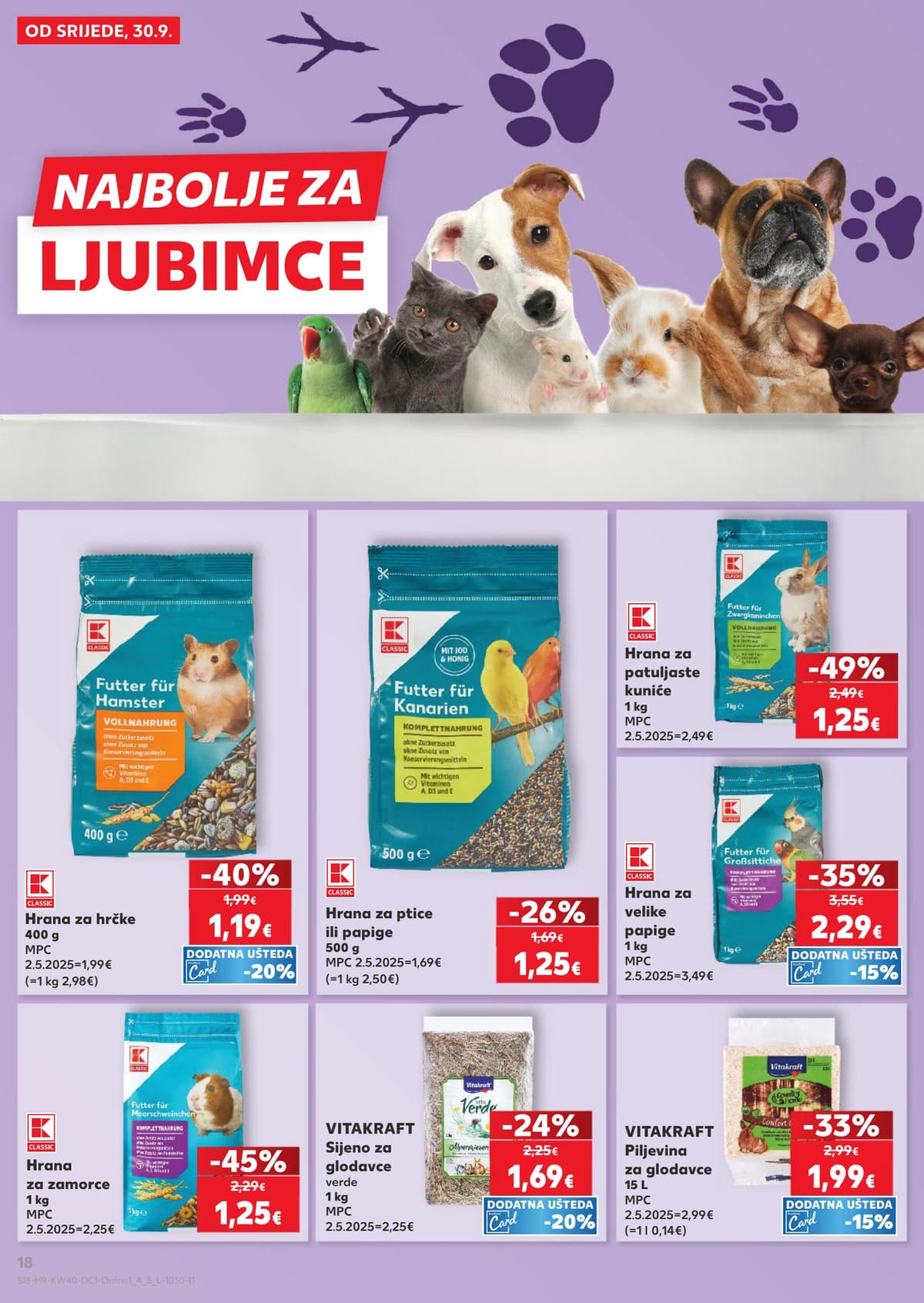 Stranica 18. Kaufland kataloga - Kava i čaj, sve za ljubimce... od 28.09.2026.