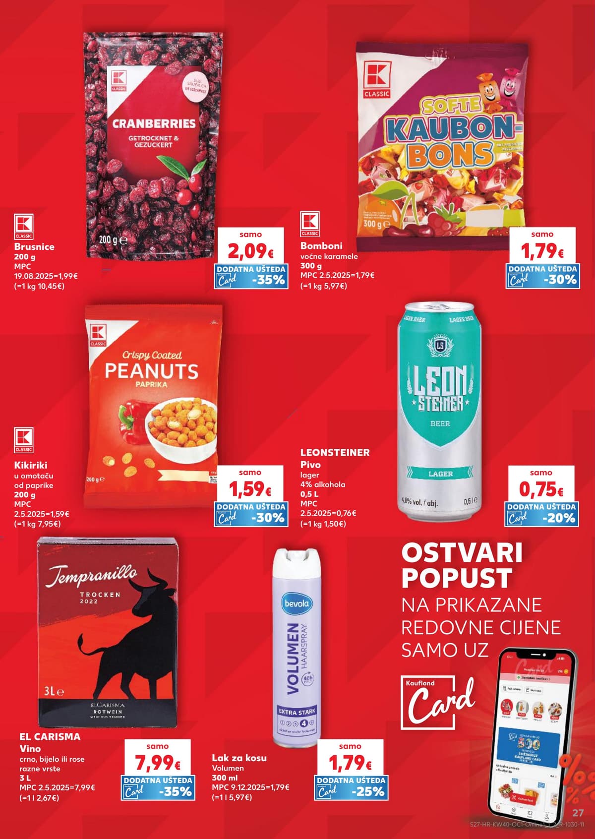 Stranica 27. Kaufland kataloga - Kava i čaj, sve za ljubimce... od 28.09.2026.
