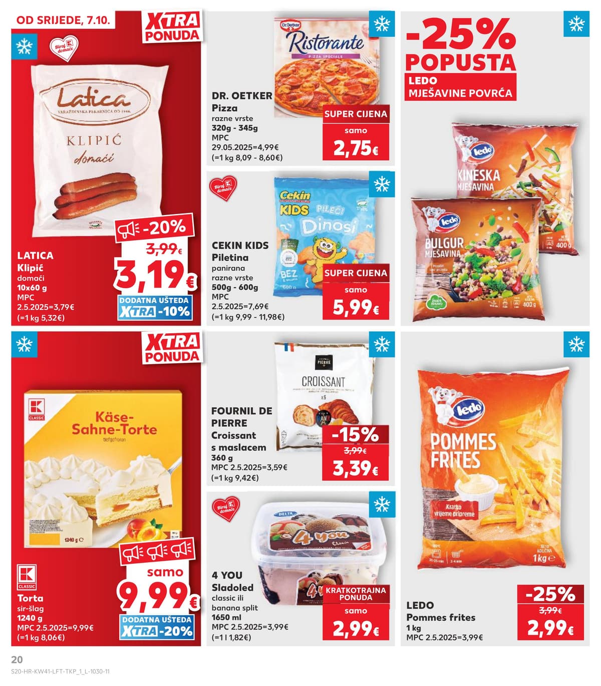 Stranica 20. Kaufland kataloga - Tjedna Akcija od 16.10.2026.