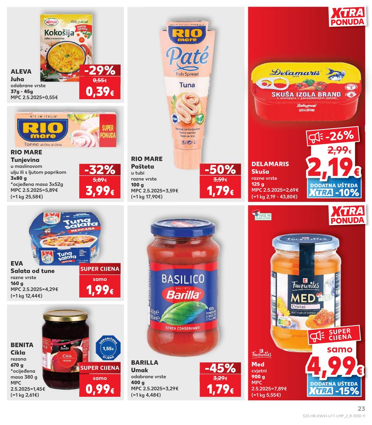 Stranica 23. Kaufland kataloga - Tjedna Akcija od 16.10.2026.