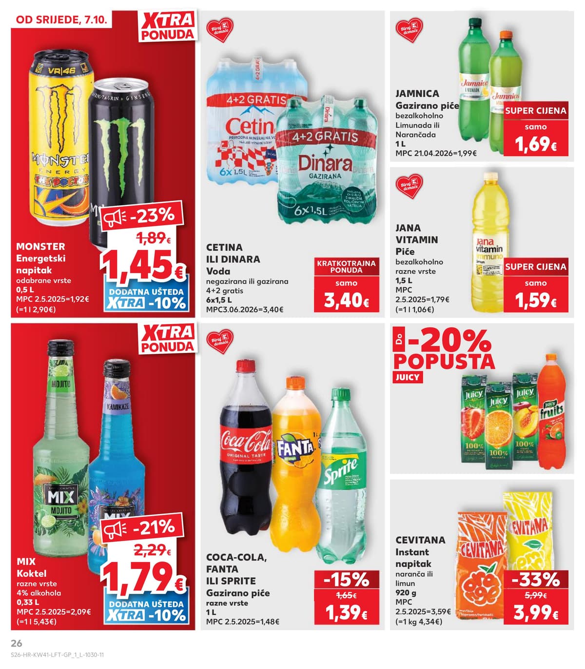 Stranica 26. Kaufland kataloga - Tjedna Akcija od 16.10.2026.