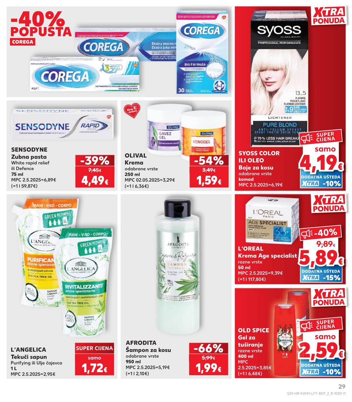 Stranica 29. Kaufland kataloga - Tjedna Akcija od 16.10.2026.