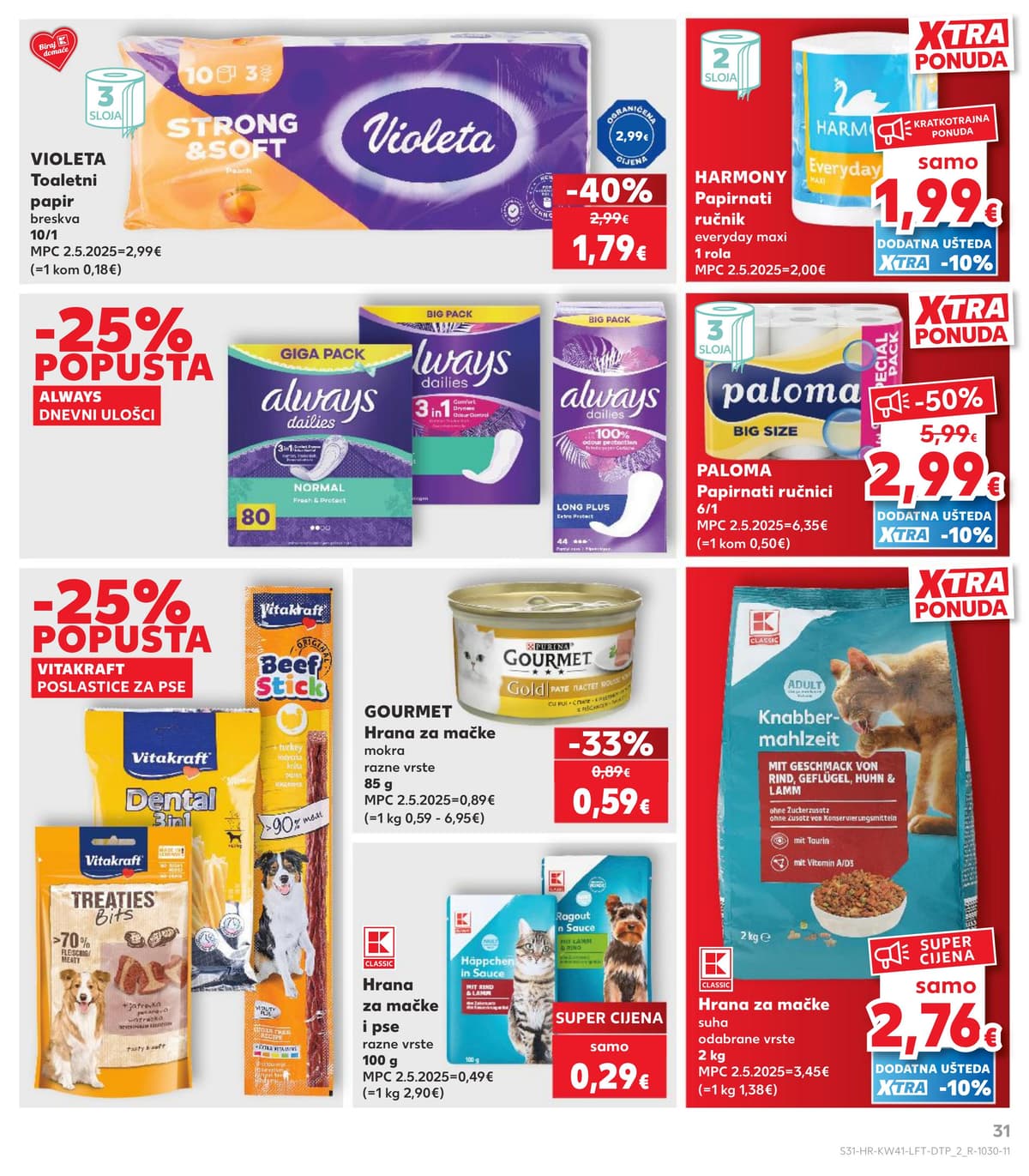 Stranica 31. Kaufland kataloga - Tjedna Akcija od 16.10.2026.