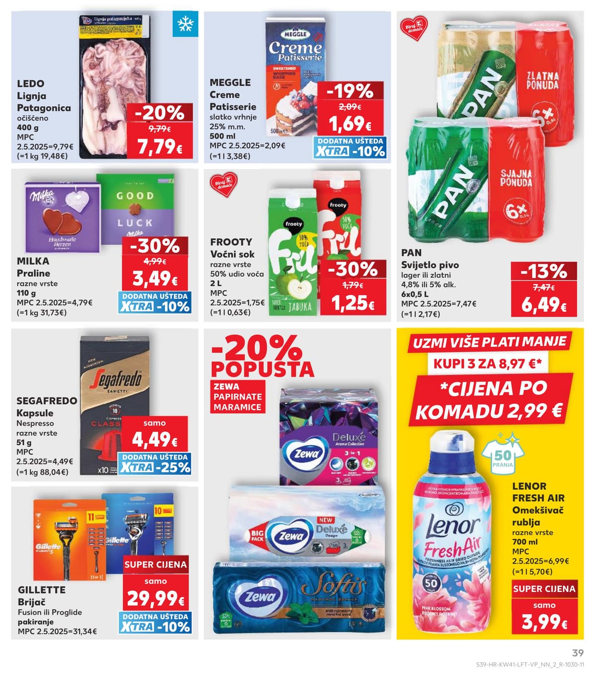 Stranica 39. Kaufland kataloga - Tjedna Akcija od 16.10.2026.