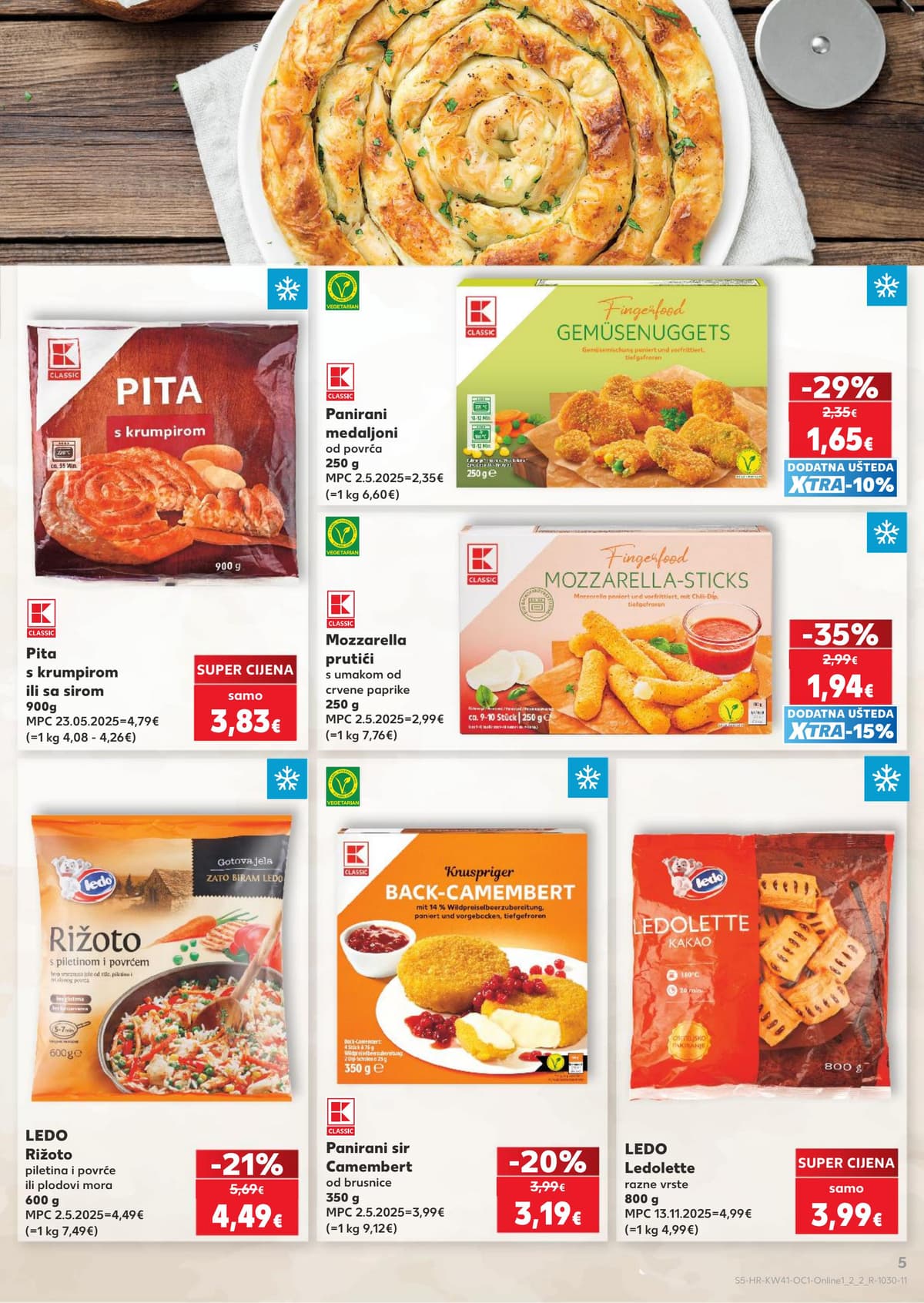 Stranica 5. Kaufland kataloga - Gotova jela, bio i sve za smočnicu od 16.10.2026.
