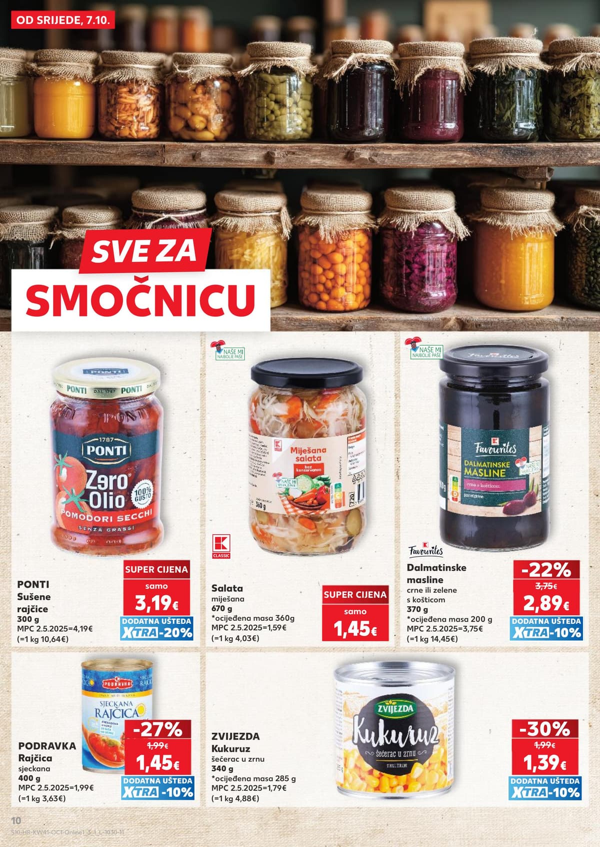 Stranica 10. Kaufland kataloga - Gotova jela, bio i sve za smočnicu od 16.10.2026.