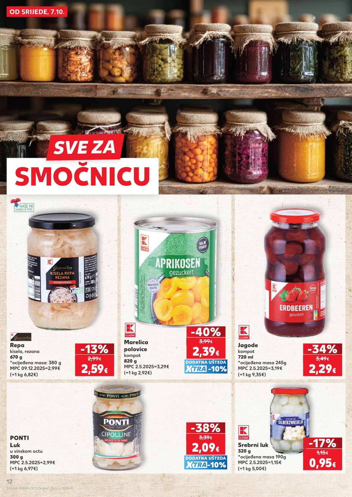 Stranica 12. Kaufland kataloga - Gotova jela, bio i sve za smočnicu od 16.10.2026.