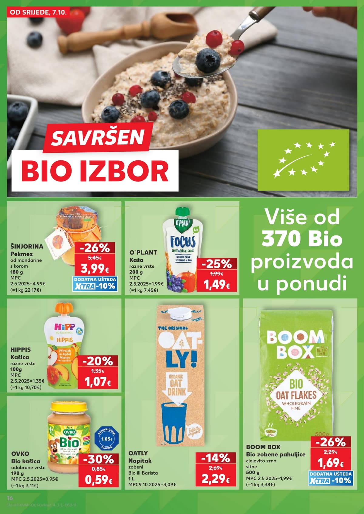 Stranica 16. Kaufland kataloga - Gotova jela, bio i sve za smočnicu od 16.10.2026.