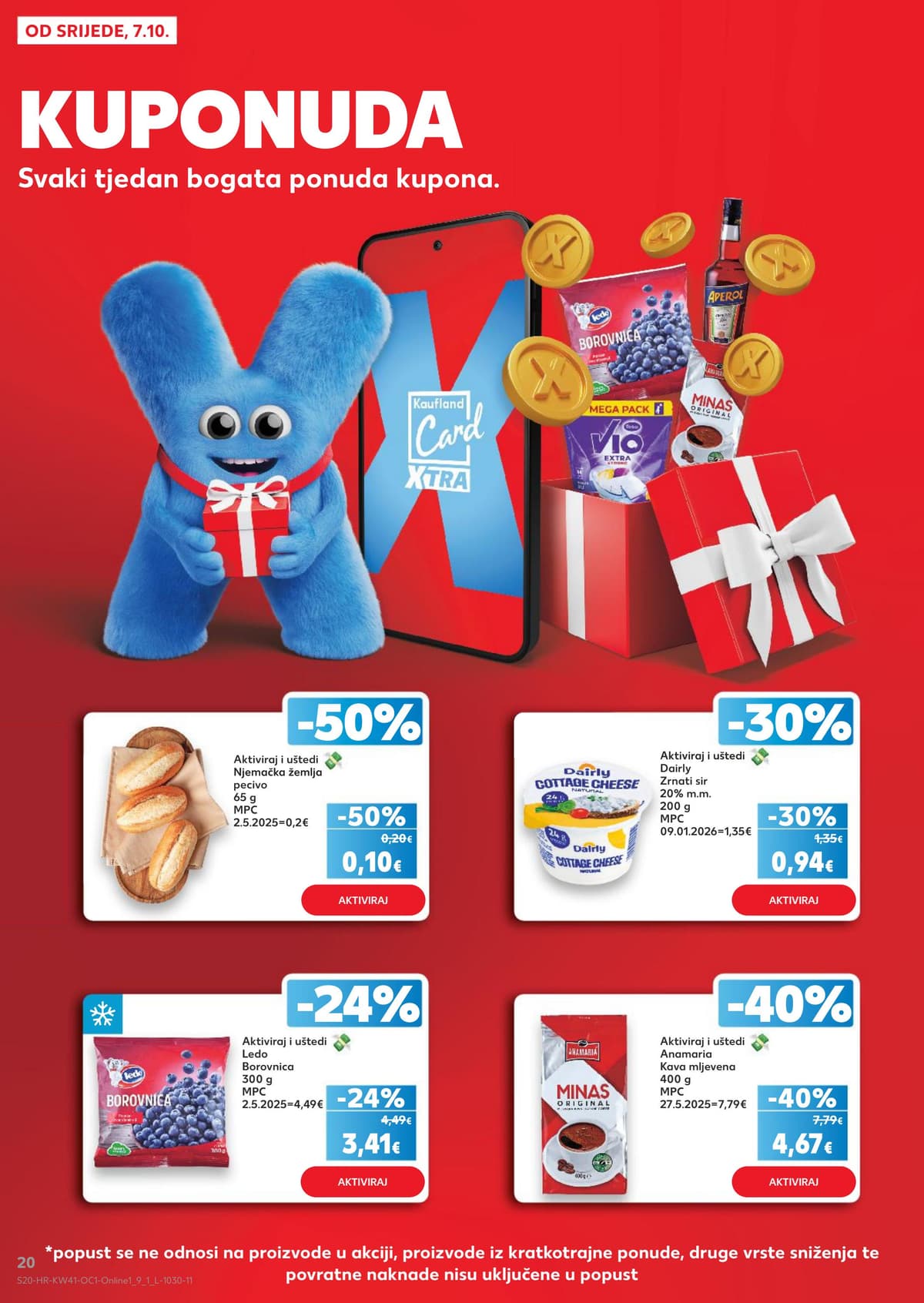 Stranica 20. Kaufland kataloga - Gotova jela, bio i sve za smočnicu od 16.10.2026.
