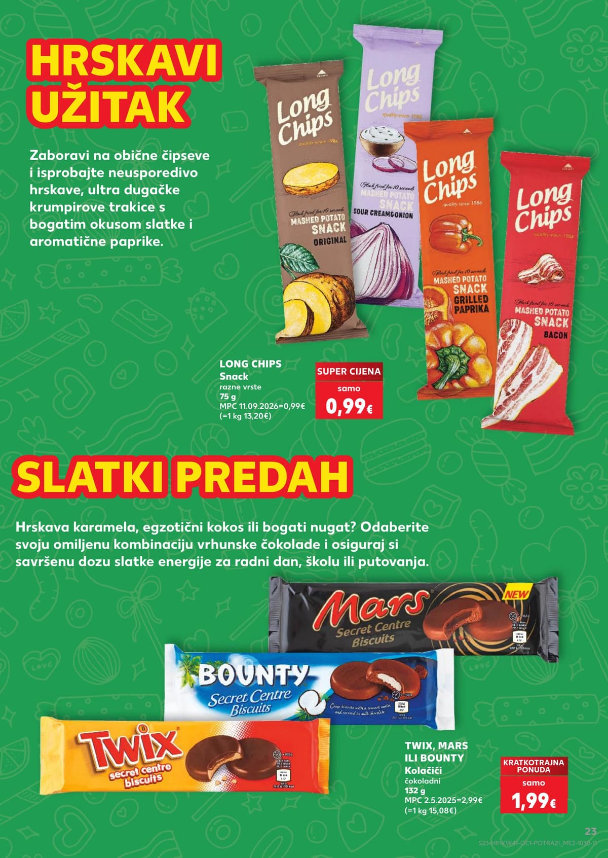 Stranica 23. Kaufland kataloga - Gotova jela, bio i sve za smočnicu od 16.10.2026.