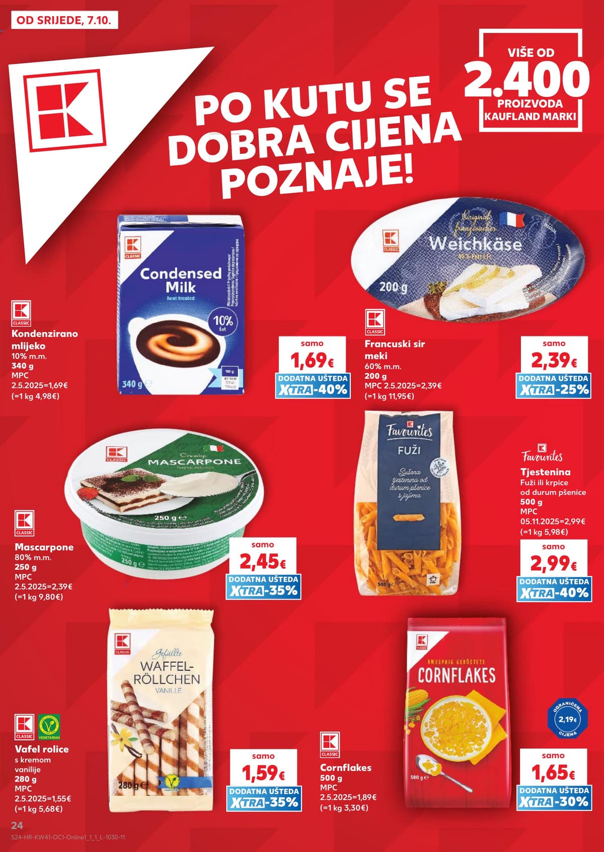 Stranica 24. Kaufland kataloga - Gotova jela, bio i sve za smočnicu od 16.10.2026.