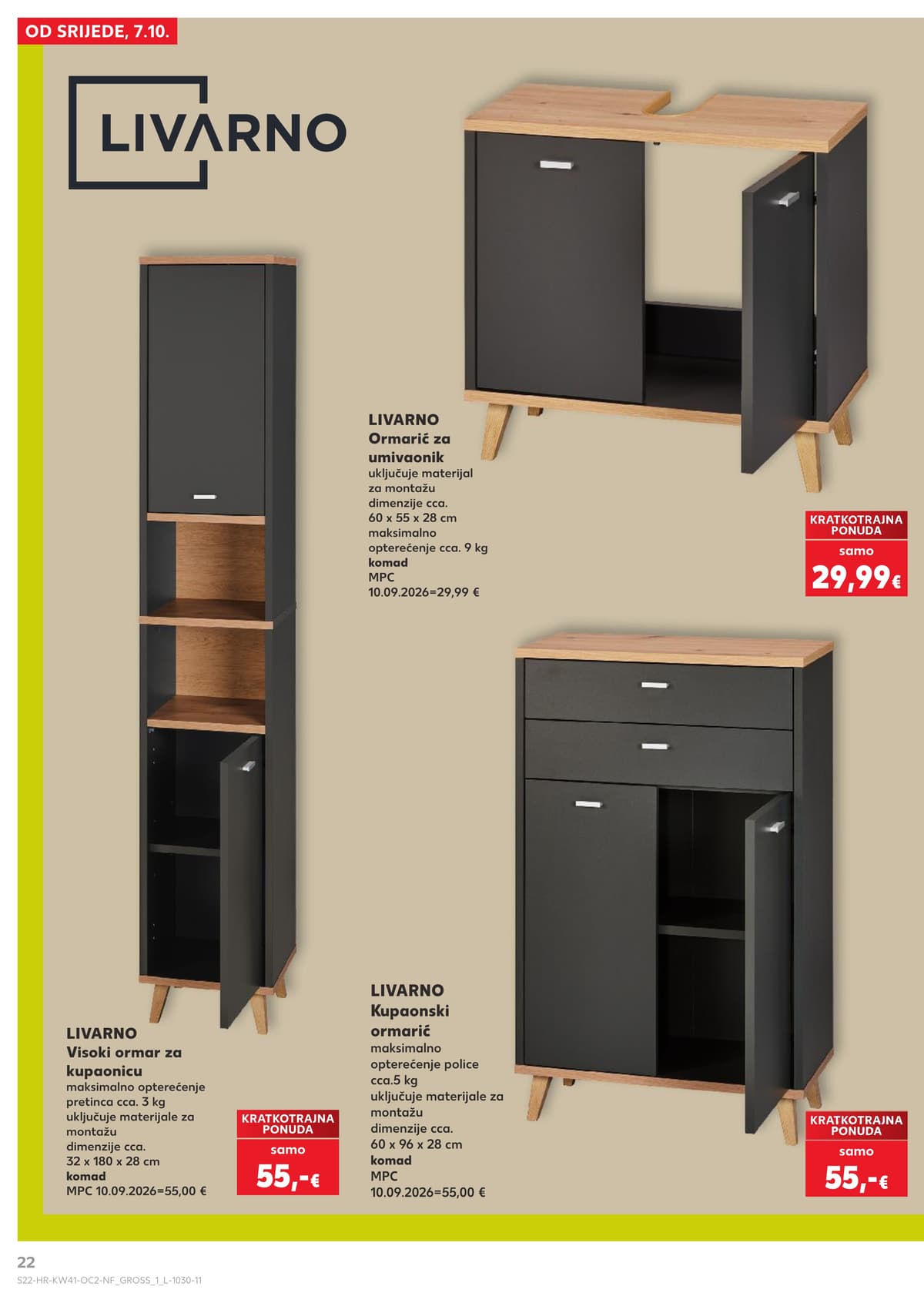 Stranica 22. Kaufland kataloga - Neprehrambeni Proizvodi od 16.10.2026.