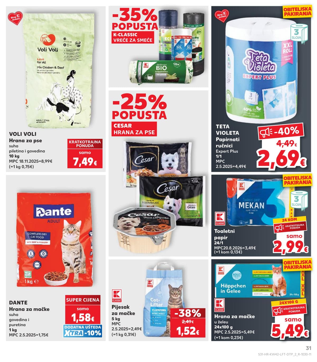 Stranica 31. Kaufland kataloga - Tjedna Akcija