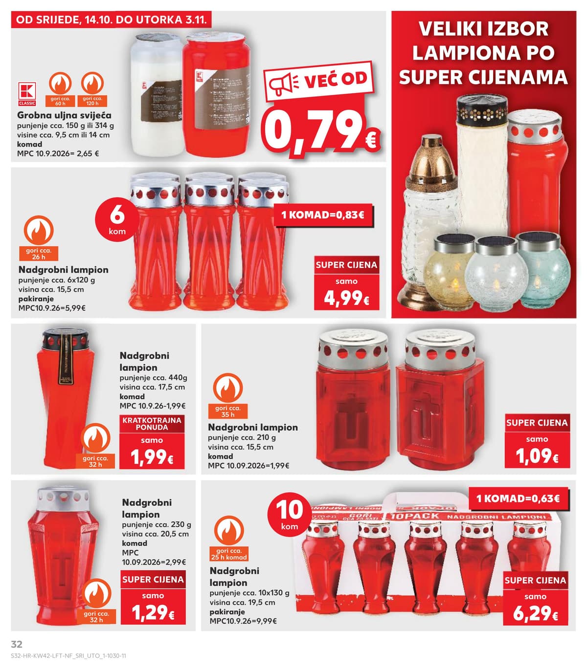 Stranica 32. Kaufland kataloga - Tjedna Akcija od 16.10.2026.