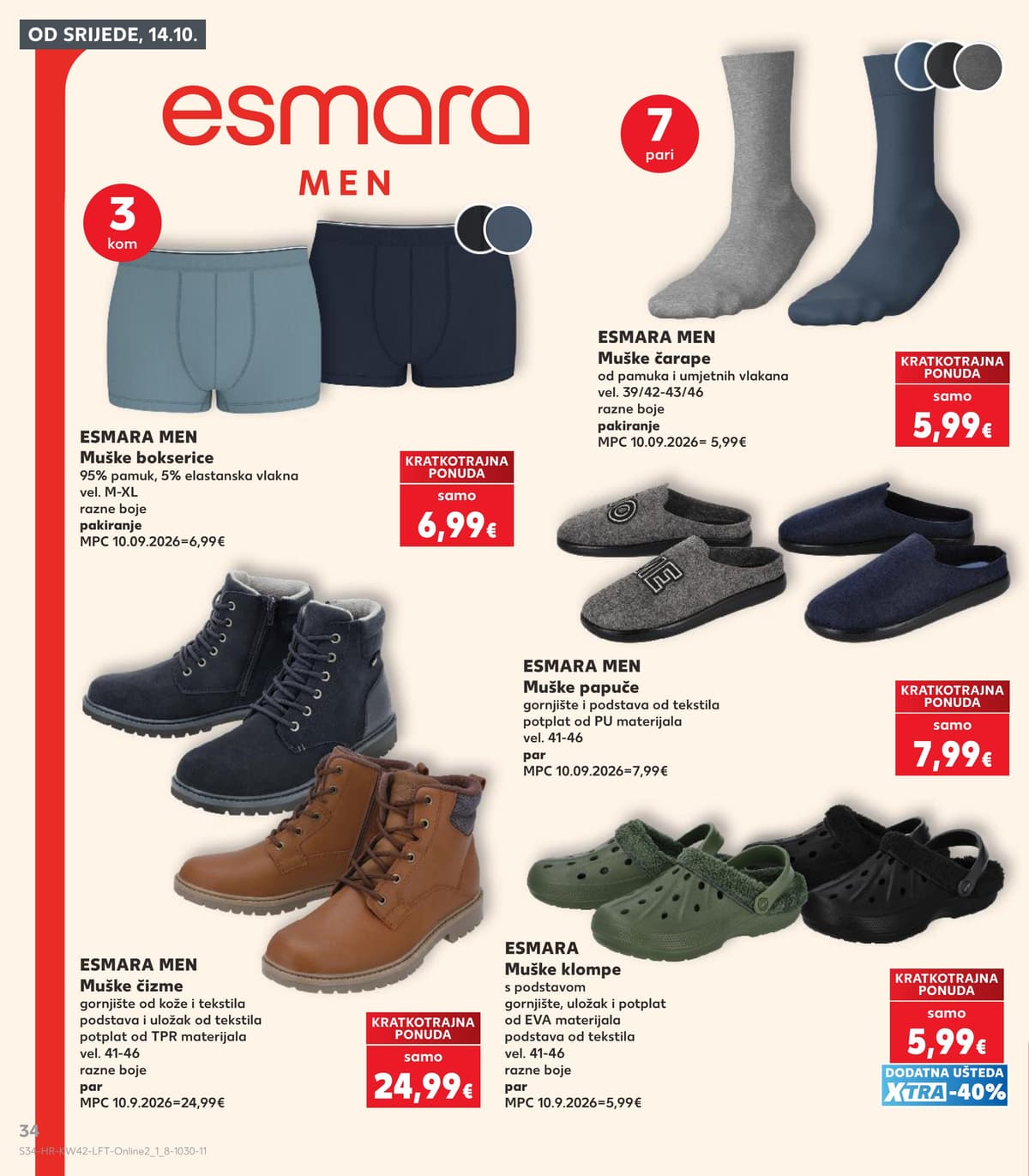Stranica 34. Kaufland kataloga - Tjedna Akcija od 16.10.2026.