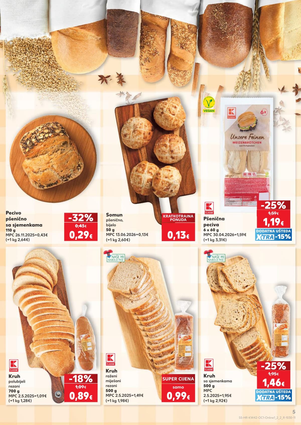 Stranica 5. Kaufland kataloga - Dani kruha, sirevi...
