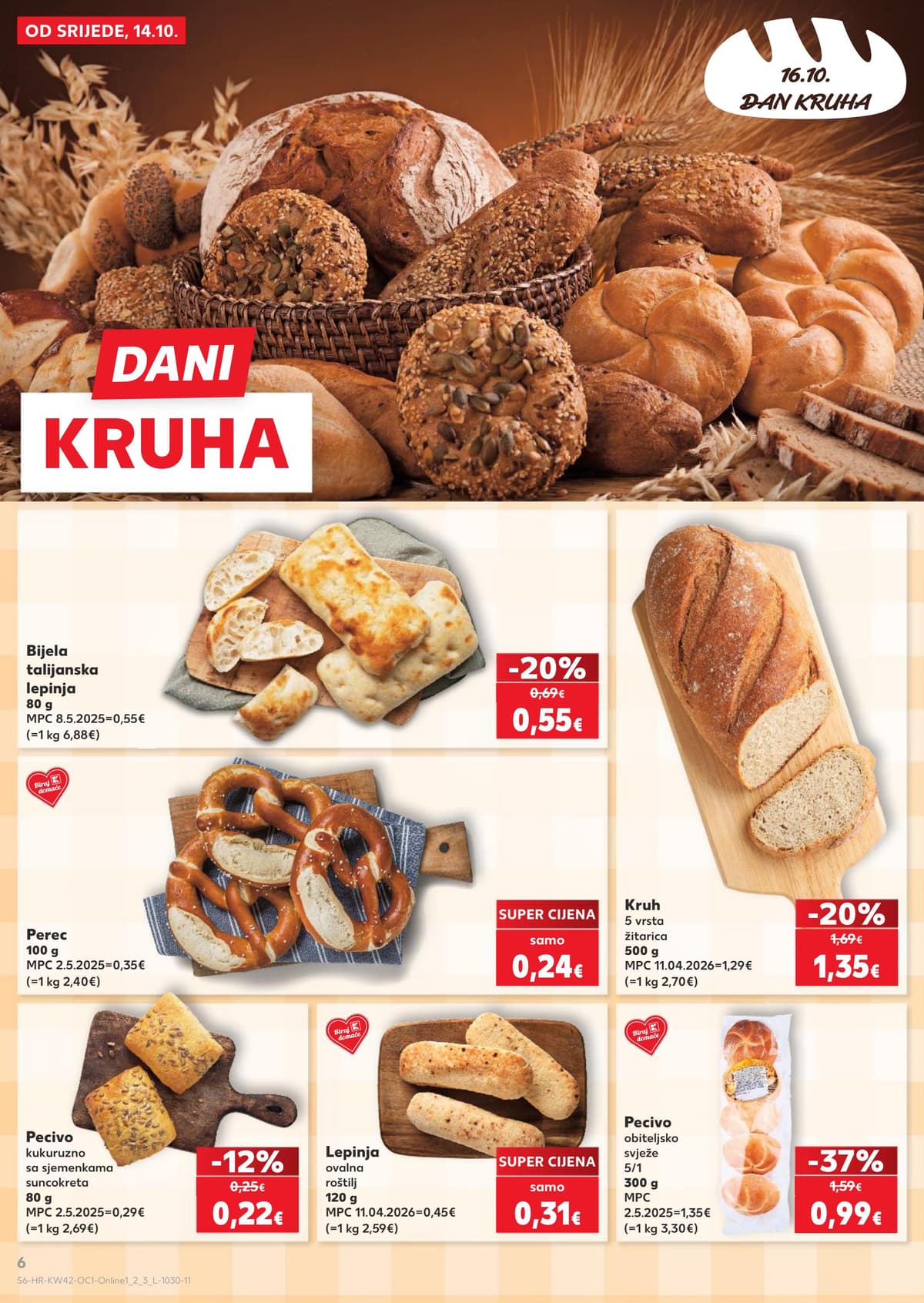 Stranica 6. Kaufland kataloga - Dani kruha, sirevi...
