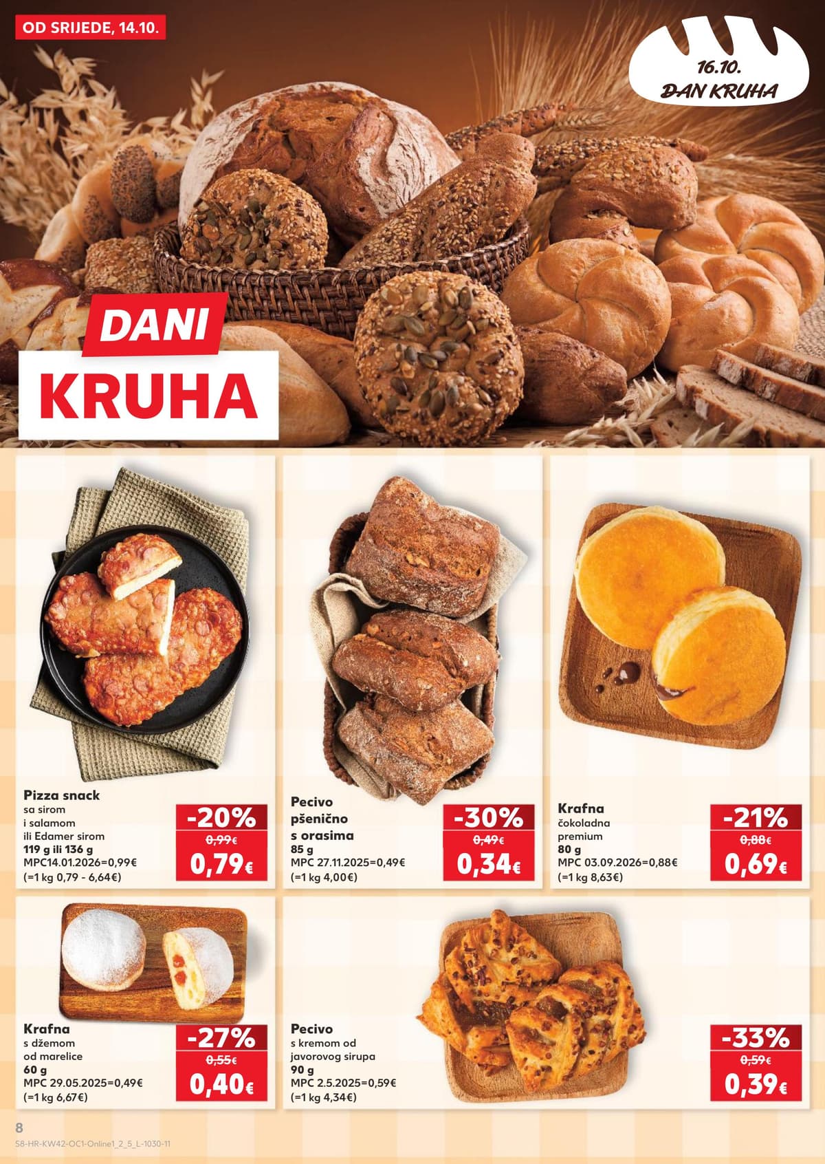 Stranica 8. Kaufland kataloga - Dani kruha, sirevi... od 16.10.2026.