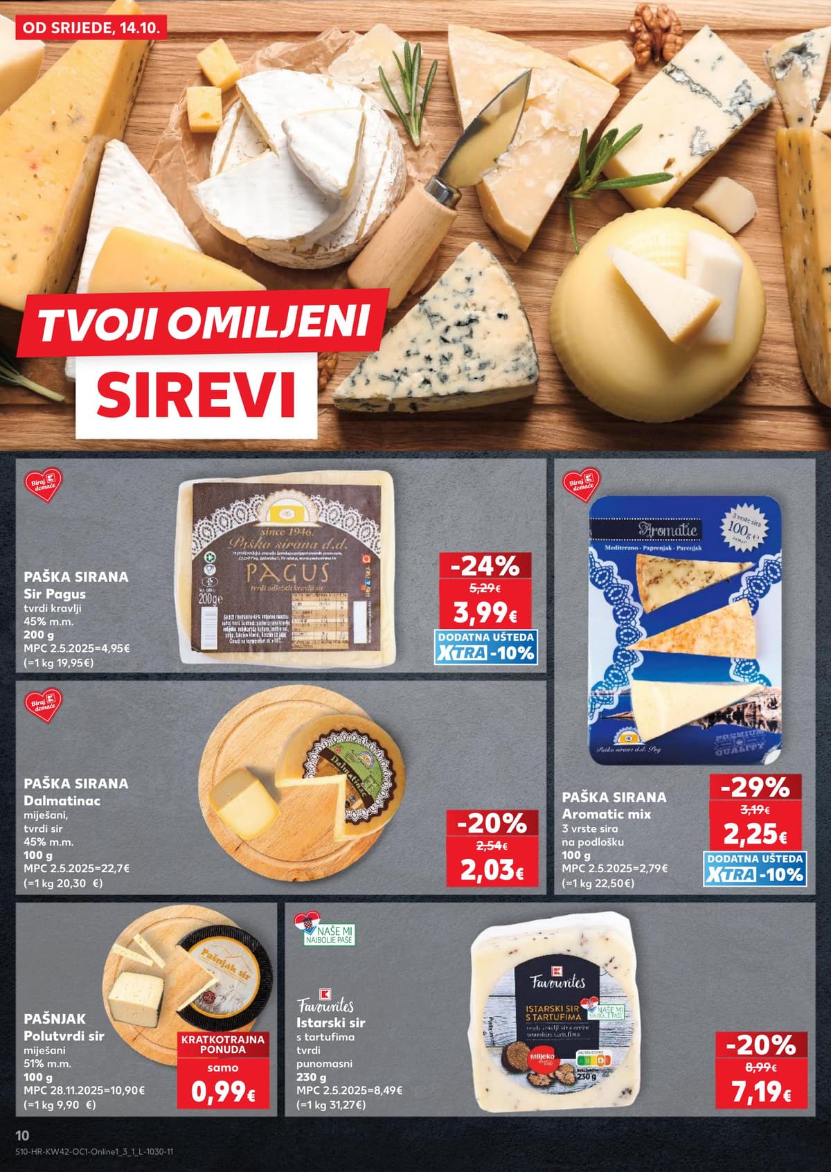 Stranica 10. Kaufland kataloga - Dani kruha, sirevi...