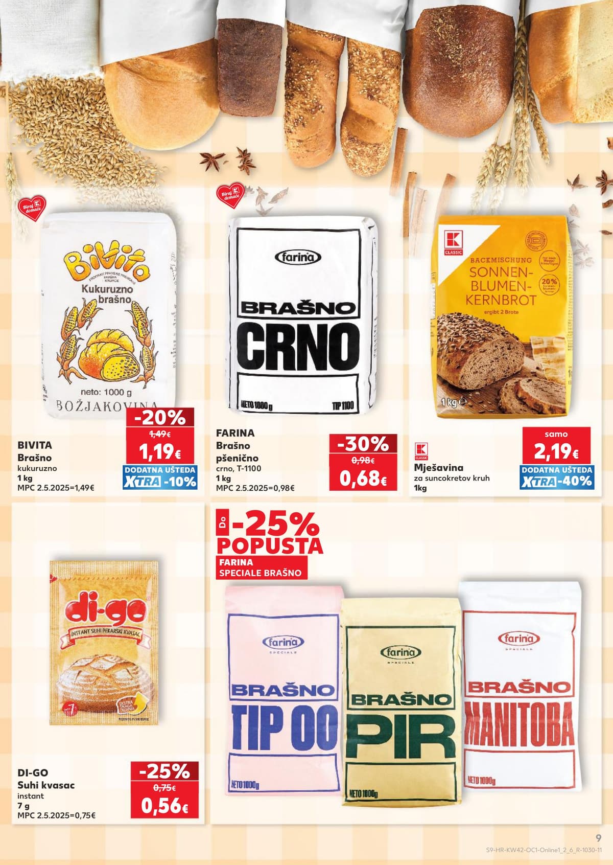 Stranica 9. Kaufland kataloga - Dani kruha, sirevi... od 16.10.2026.