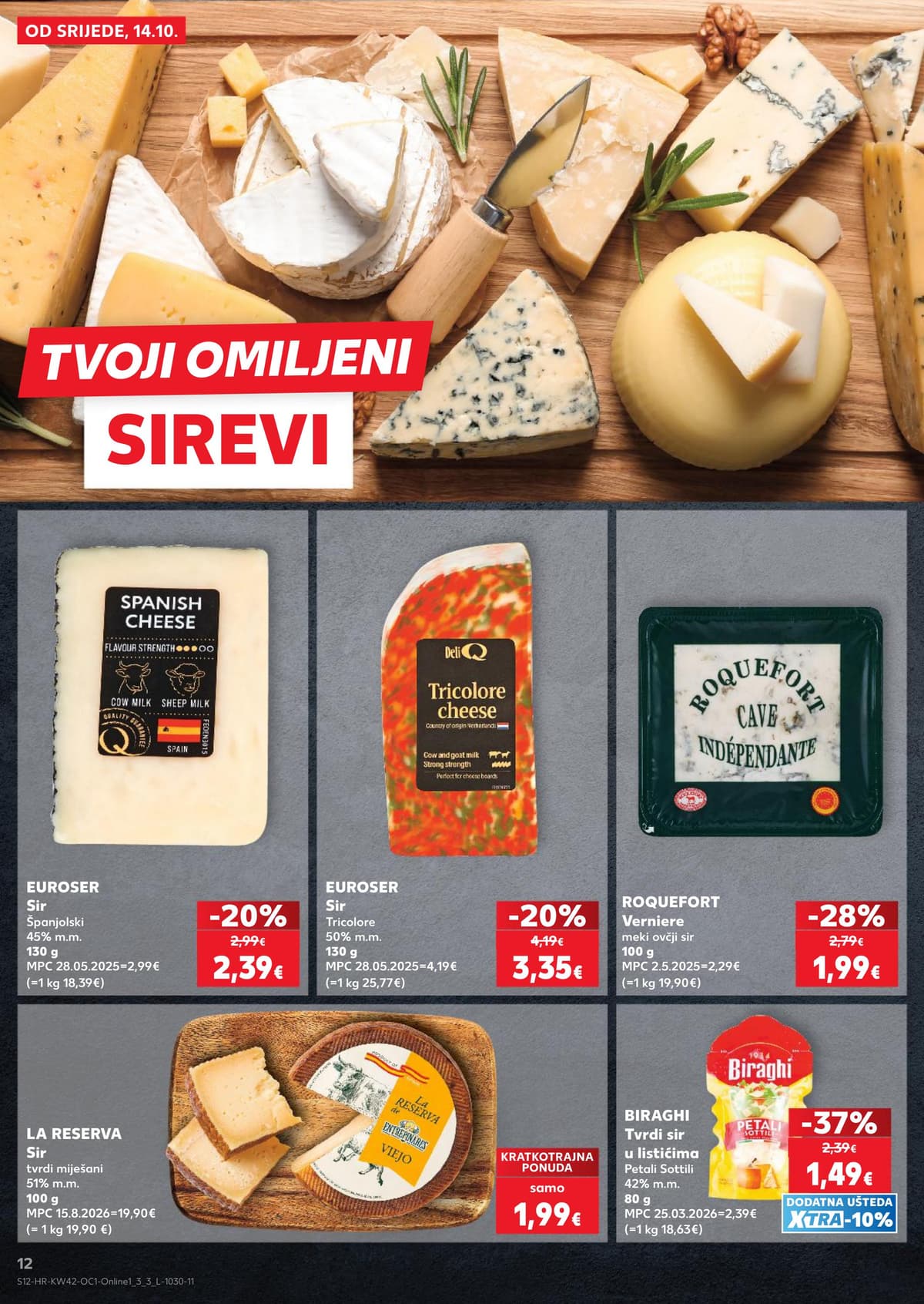 Stranica 12. Kaufland kataloga - Dani kruha, sirevi...