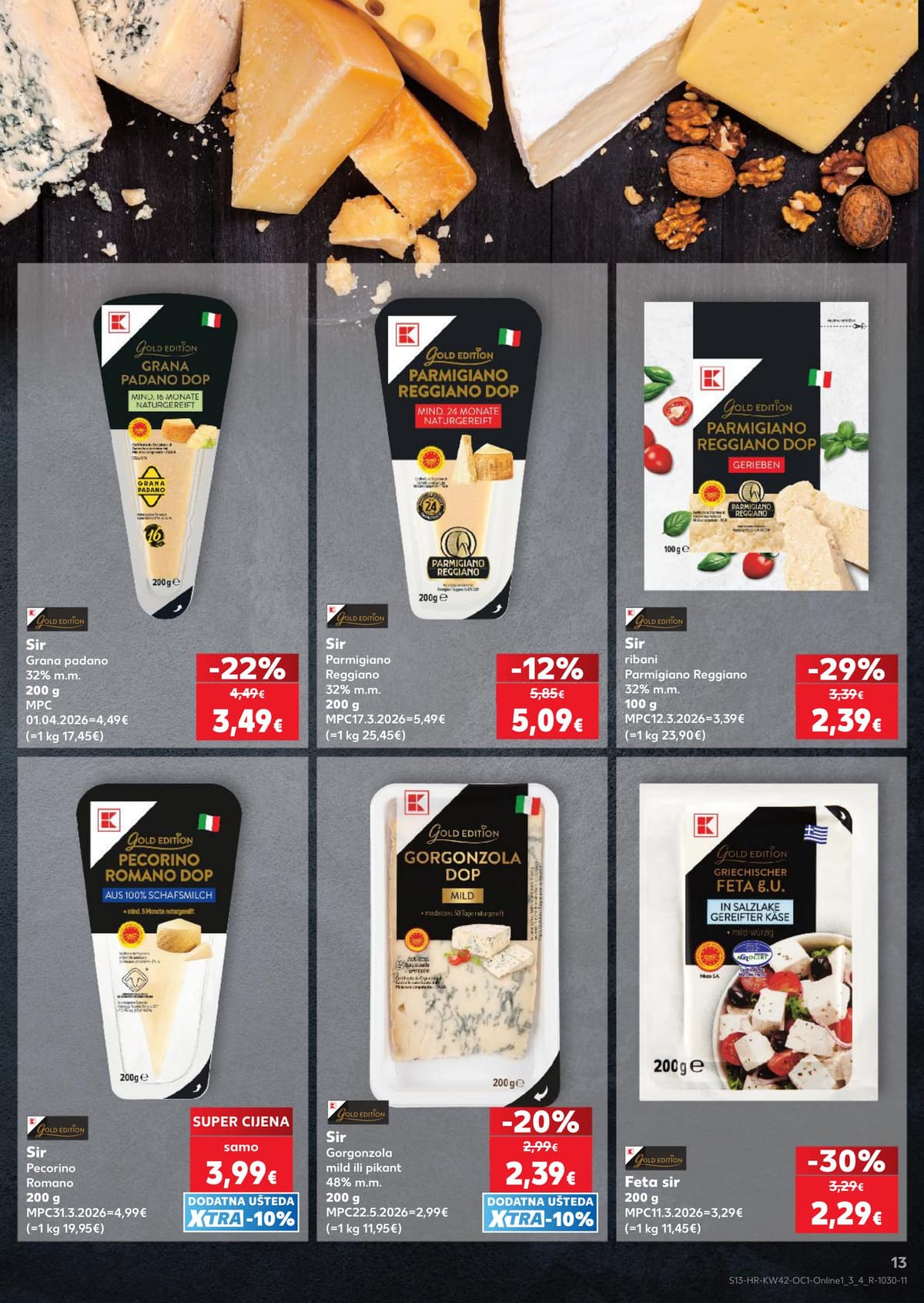 Stranica 13. Kaufland kataloga - Dani kruha, sirevi...