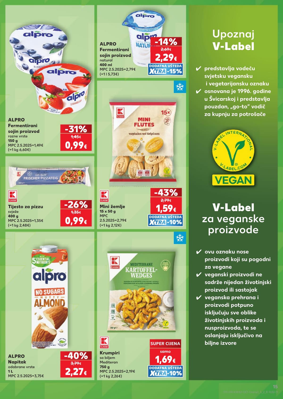 Stranica 15. Kaufland kataloga - Dani kruha, sirevi...