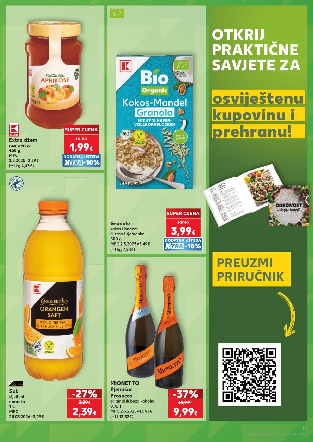 Stranica 17. Kaufland kataloga - Dani kruha, sirevi...