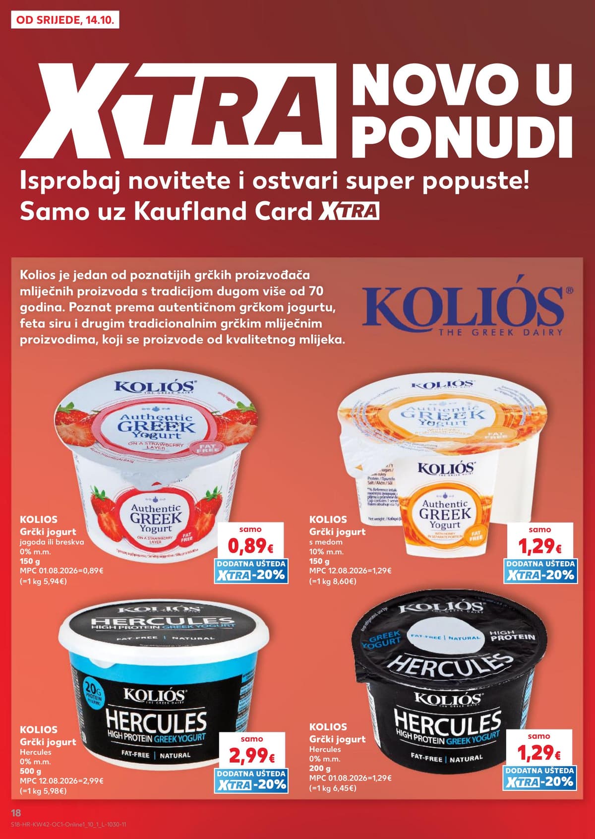 Stranica 18. Kaufland kataloga - Dani kruha, sirevi...