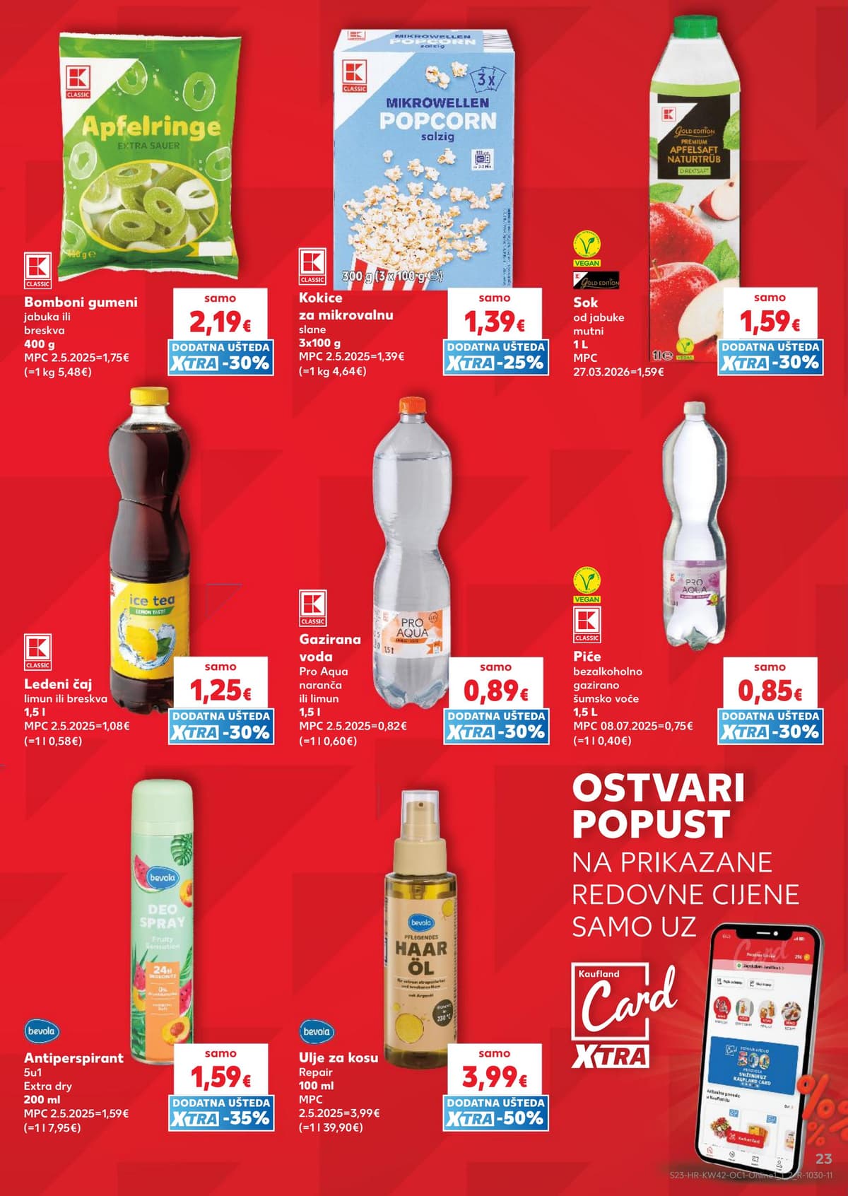 Stranica 23. Kaufland kataloga - Dani kruha, sirevi...