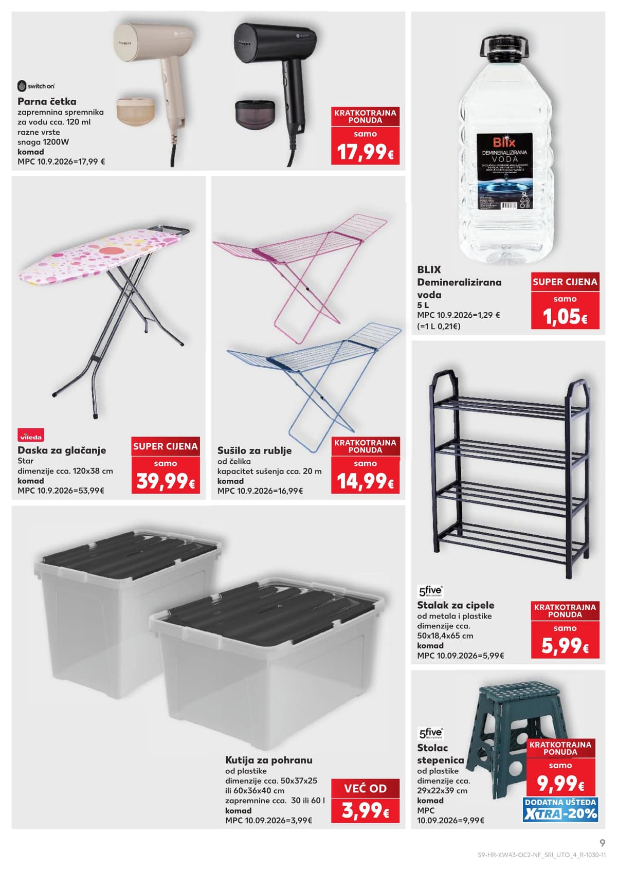 Stranica 9. Kaufland kataloga - Neprehrambeni Proizvodi od 17.10.2026.